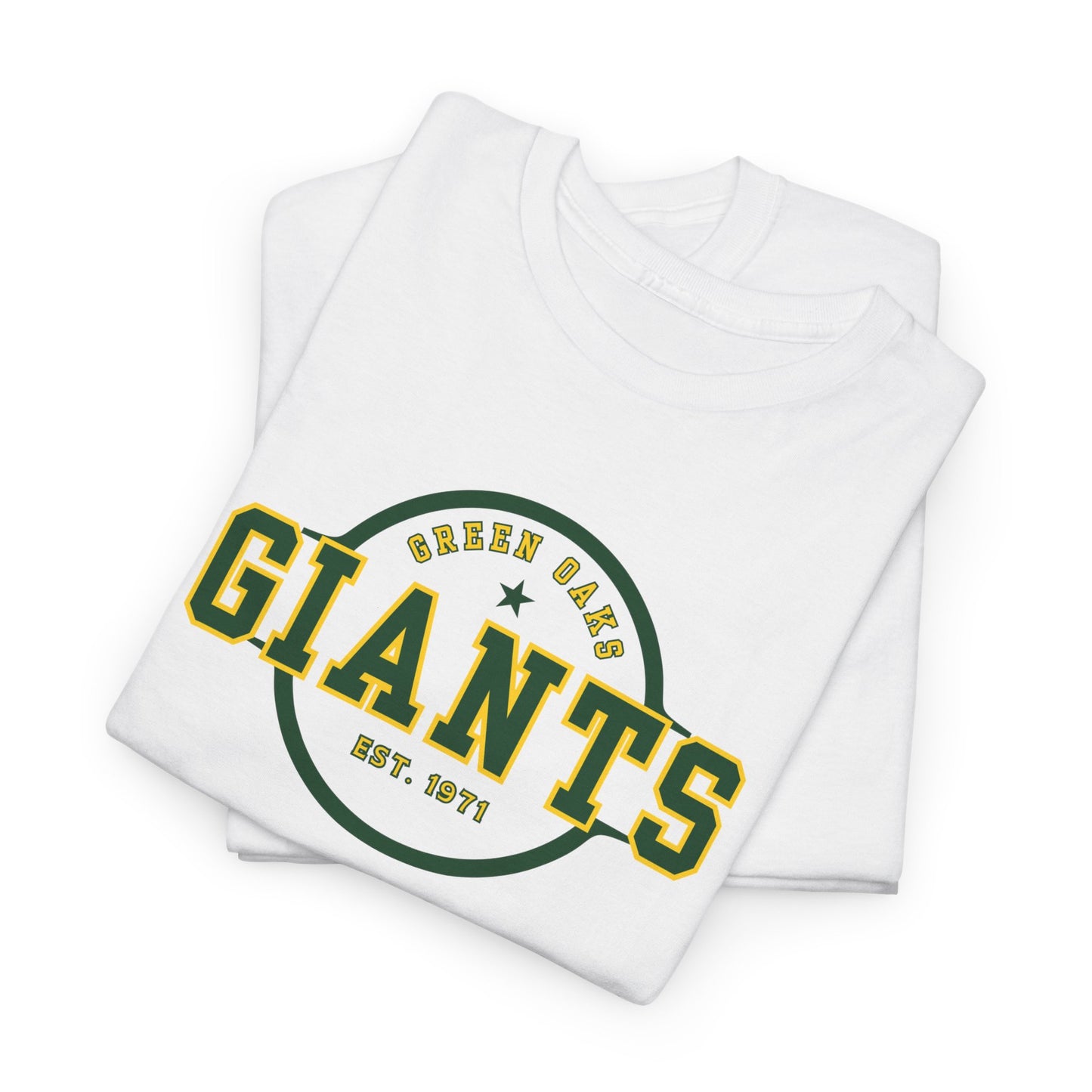 Vintage Green Oaks Giants Est 1971 Tshirt