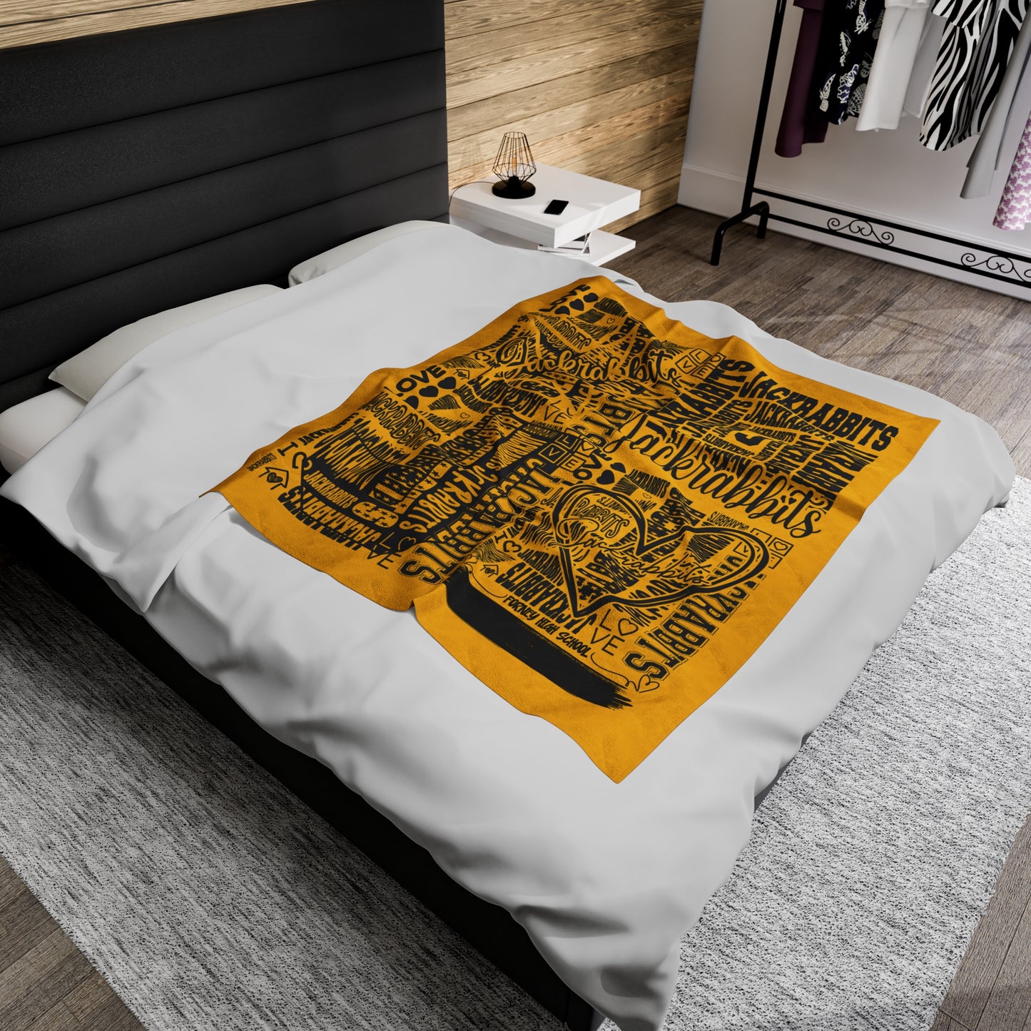 Plush Blanket - Forney Jackrabbits Design