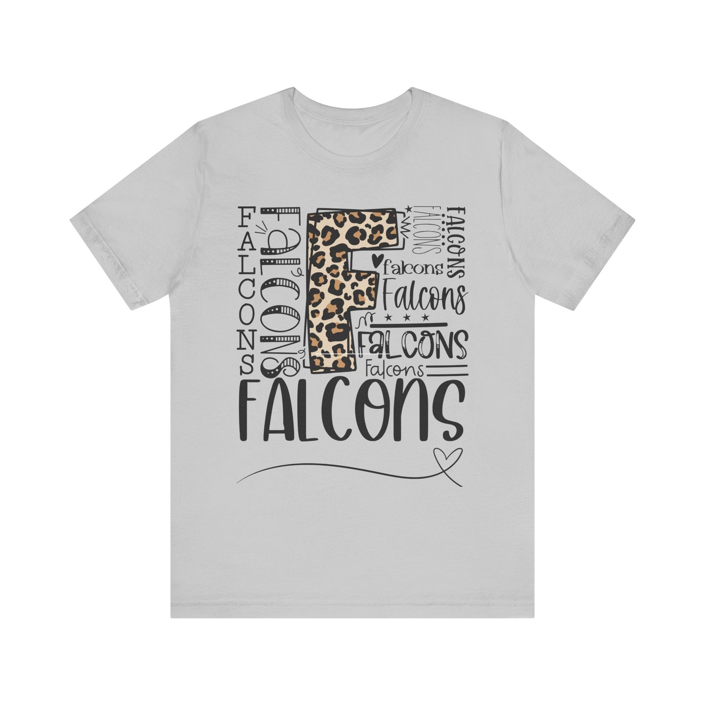 Falcons Leopard Print Short Sleeve Tee