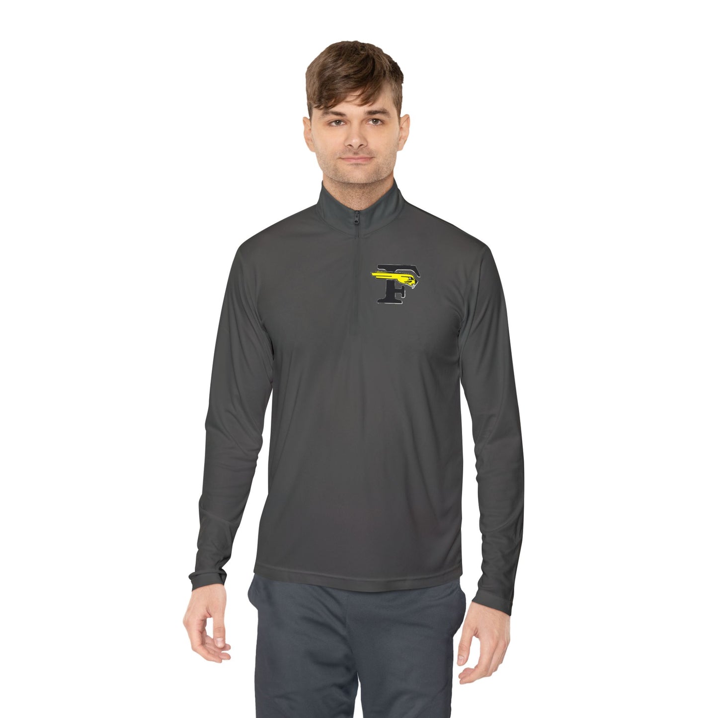 Quarter-Zip Pullover Forney High School Logo