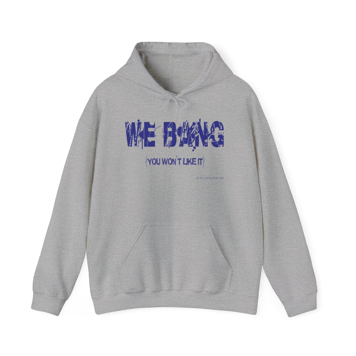 Blue Logo We Bang Hoodie