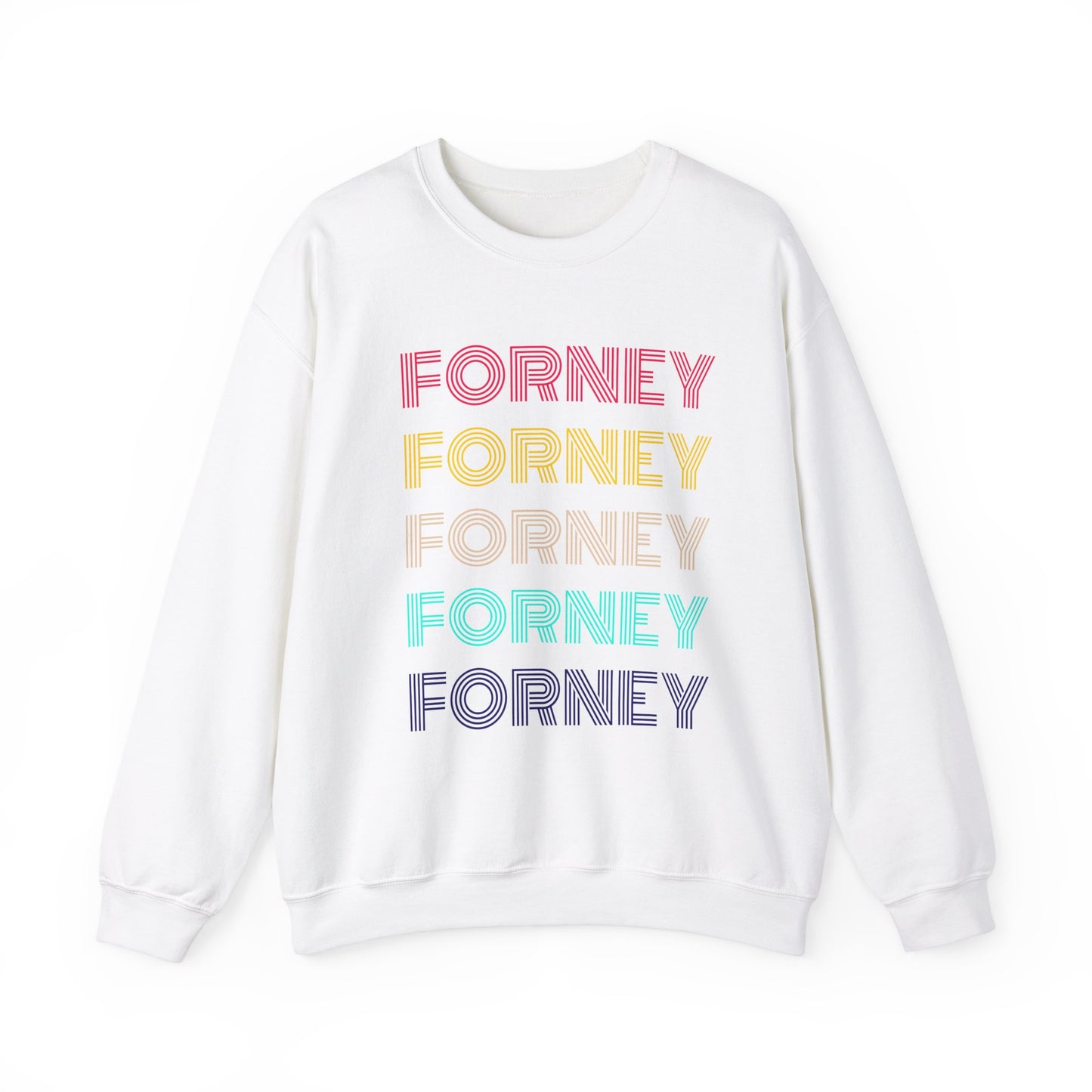 white forney sweatshirt retro vibes texas local pride unity connected love black owned merch