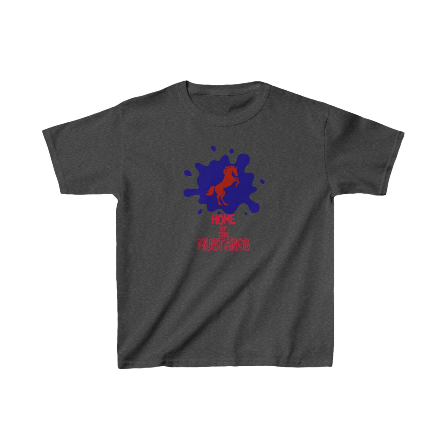 heather grey criswell elementary forney texas sweatshirt mustangs logo dyllan johnson artist
