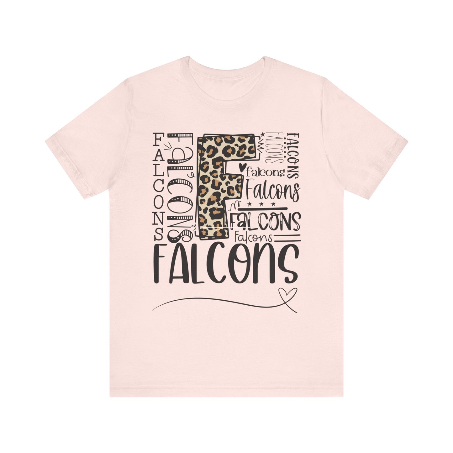 Falcons Leopard Print Short Sleeve Tee