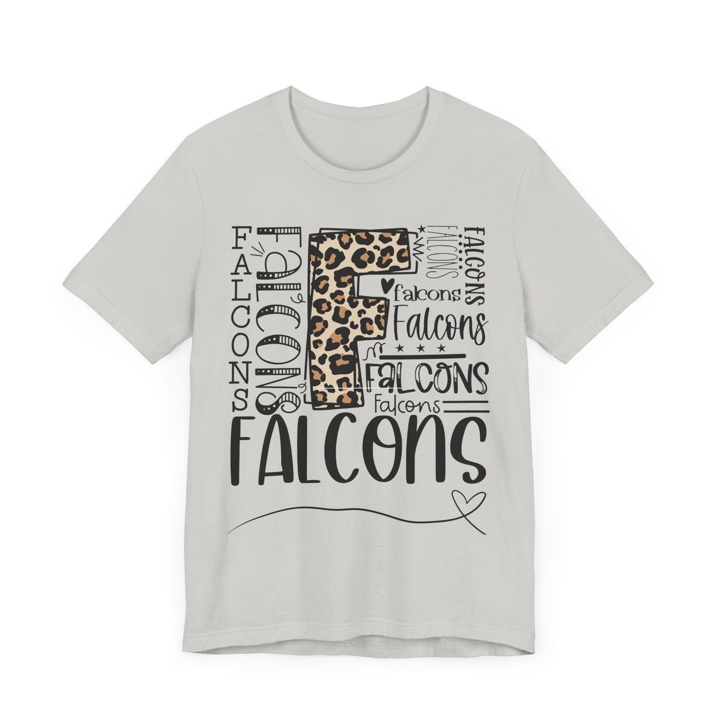 Falcons Leopard Print Short Sleeve Tee