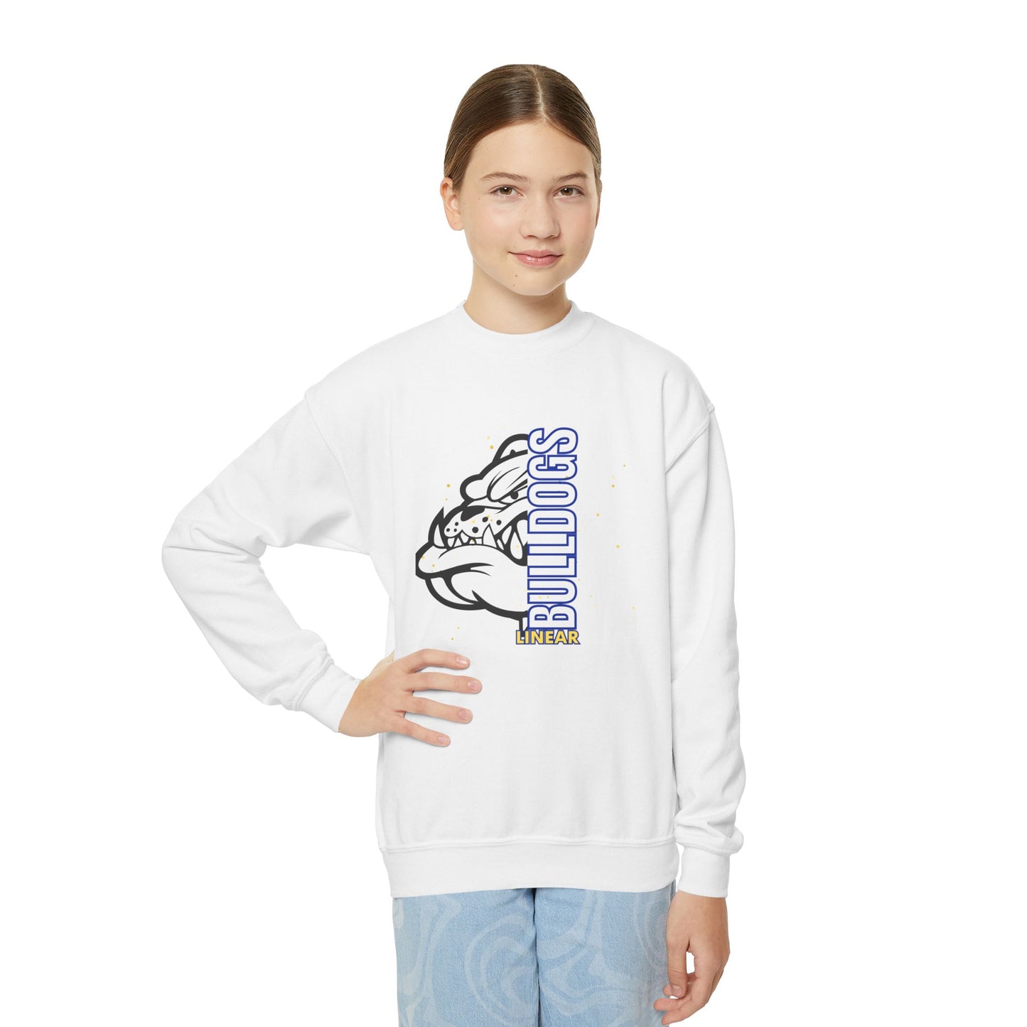 Linear Bulldogs Youth Sweatshirt