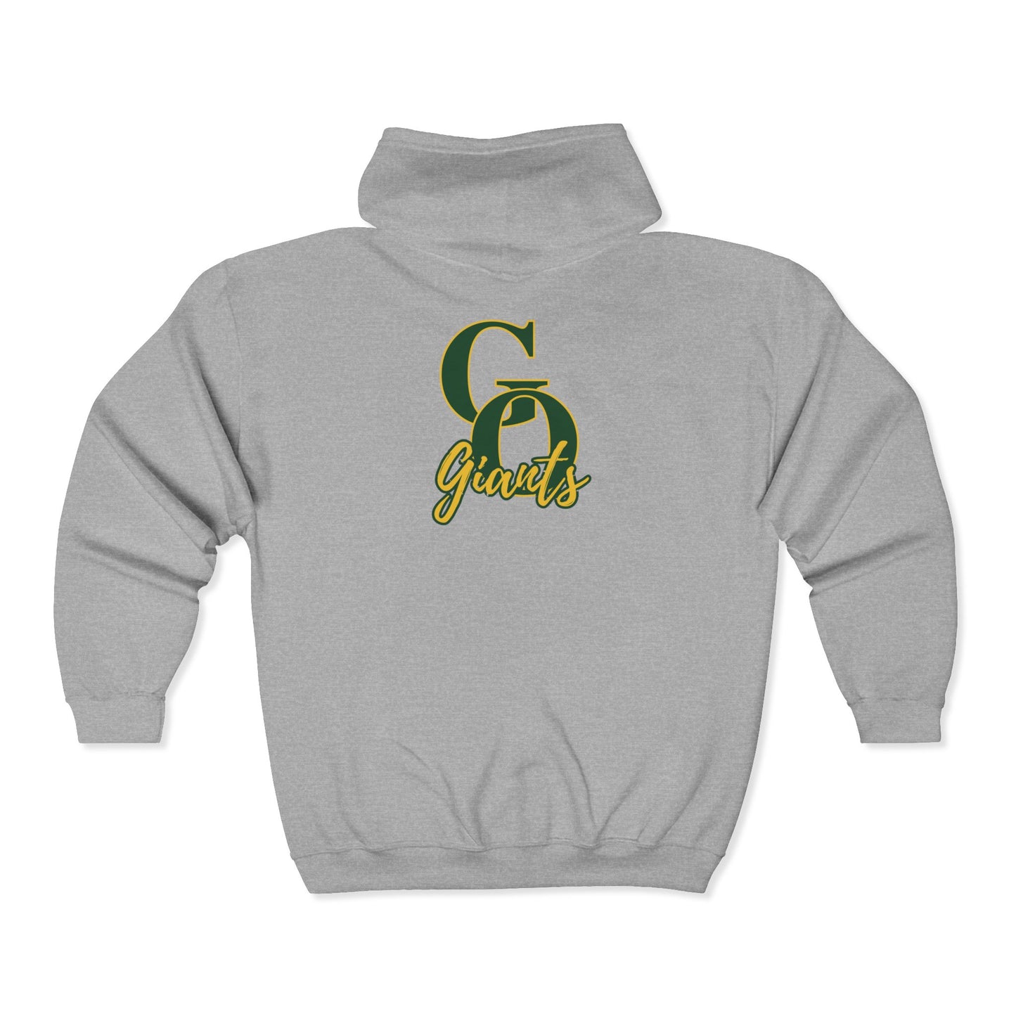 Green Oaks Giants Full Zip Hooded Sweatshirt