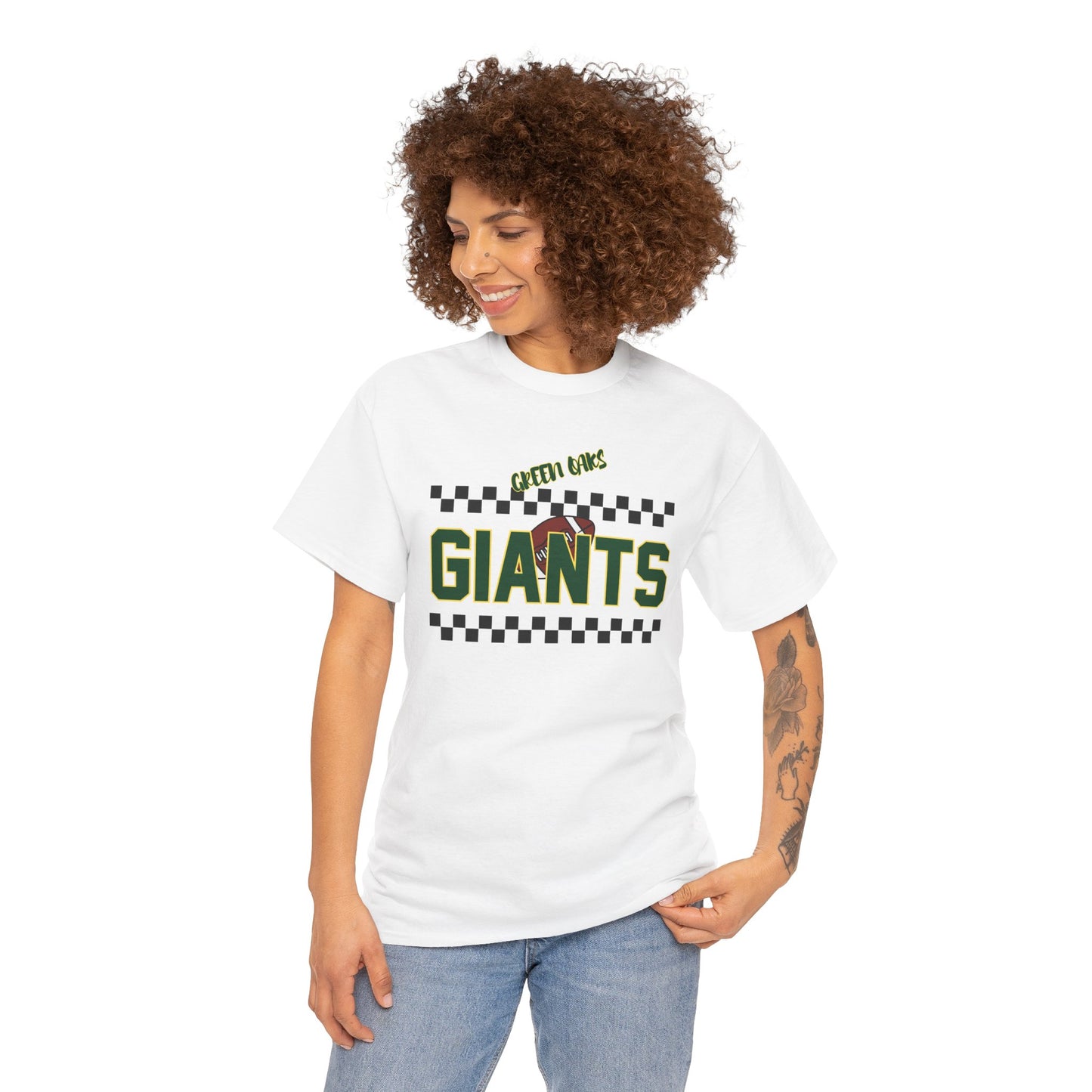 GIANTS football checker T-shirt