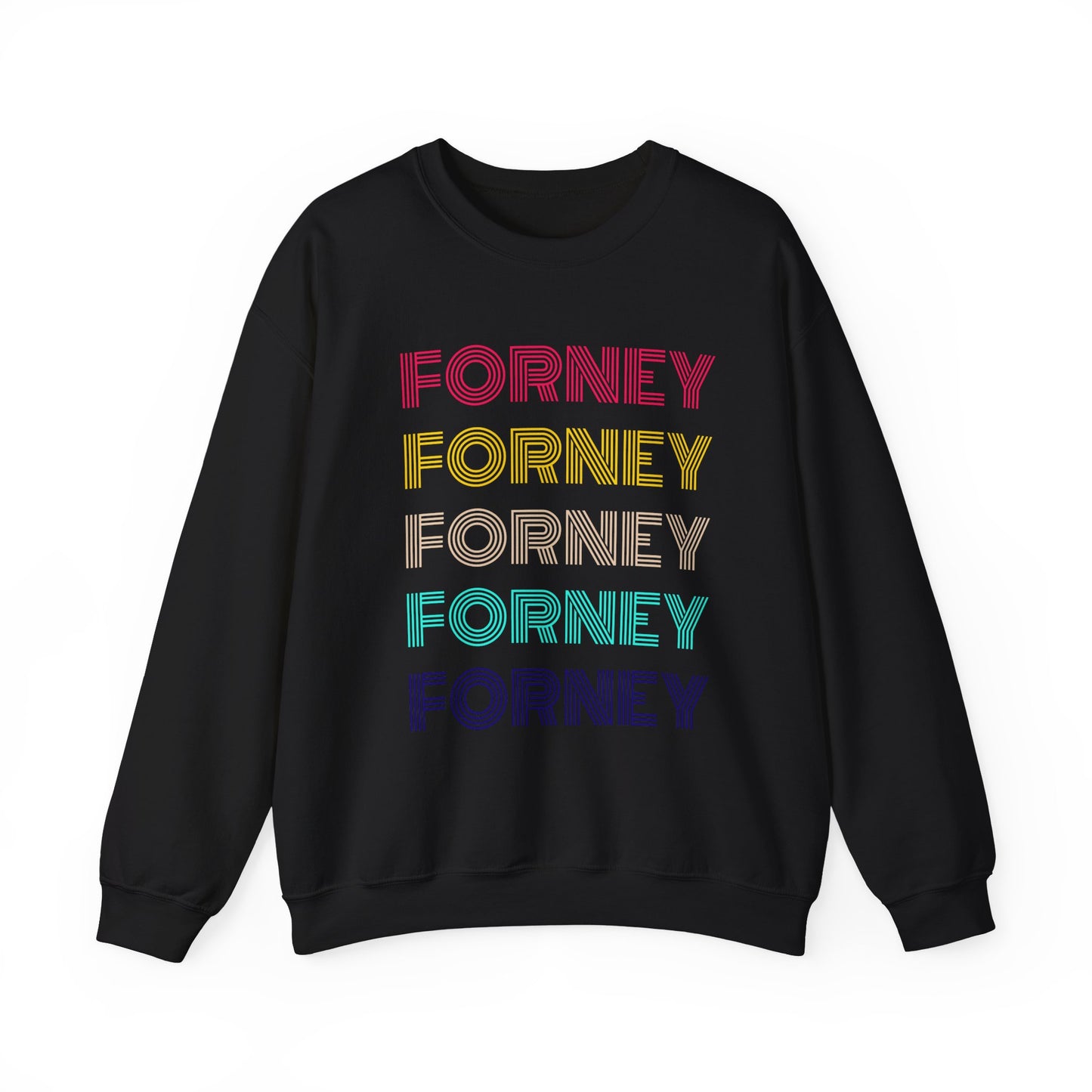 black forney sweatshirt retro vibes texas local pride unity connected love black owned merch