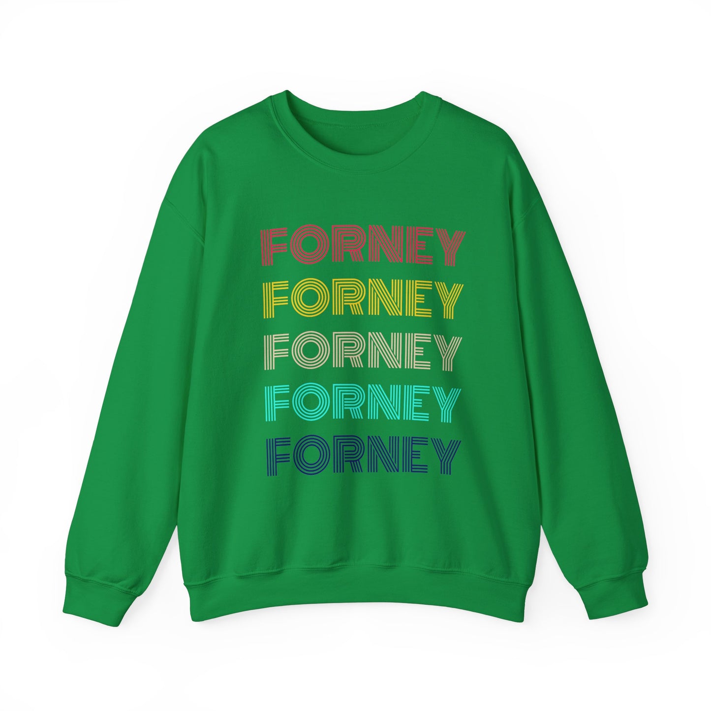 green forney sweatshirt retro vibes texas local pride unity connected love black owned merch