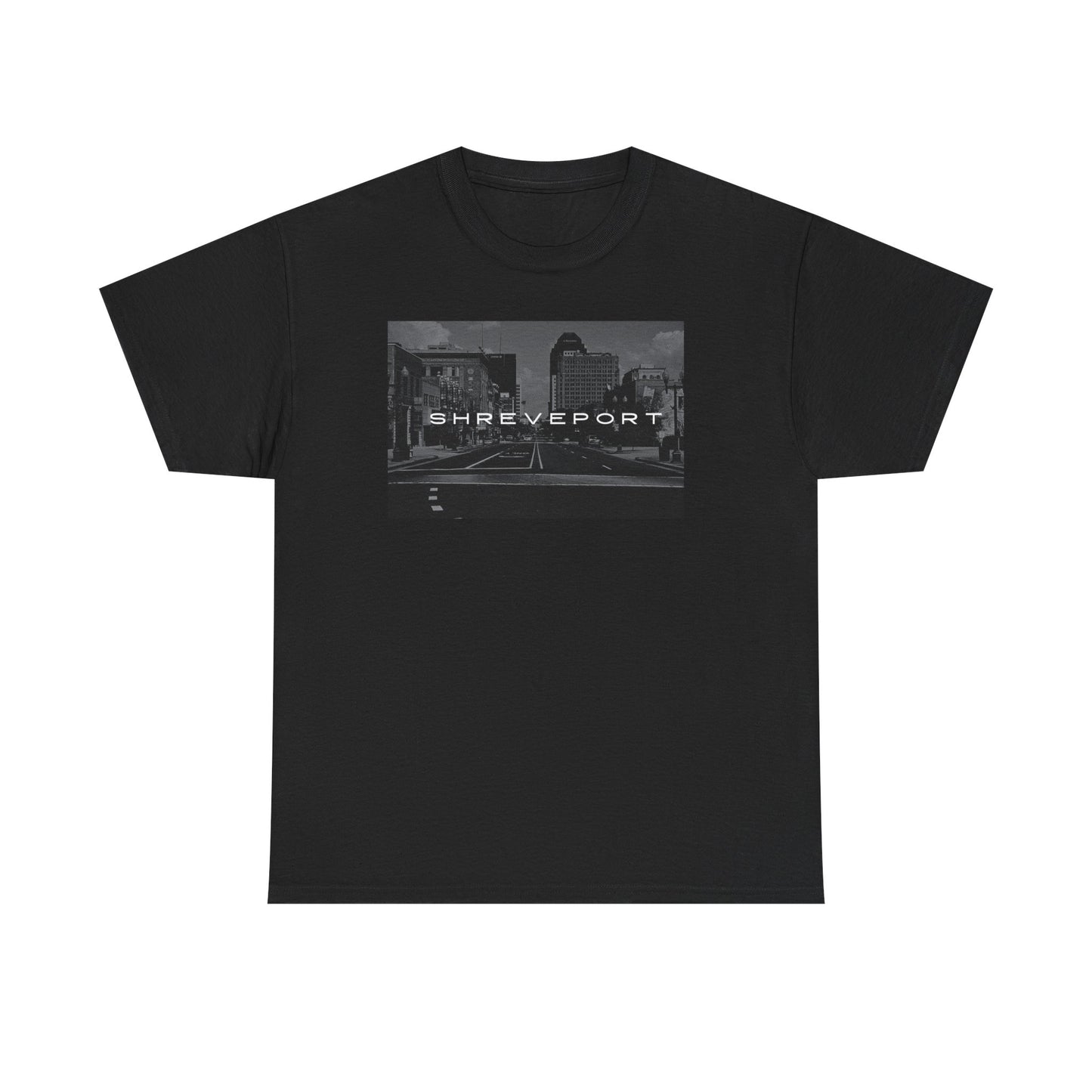 Black Shreveport t-shirt downtown tourist gift Souvenir ratchet city