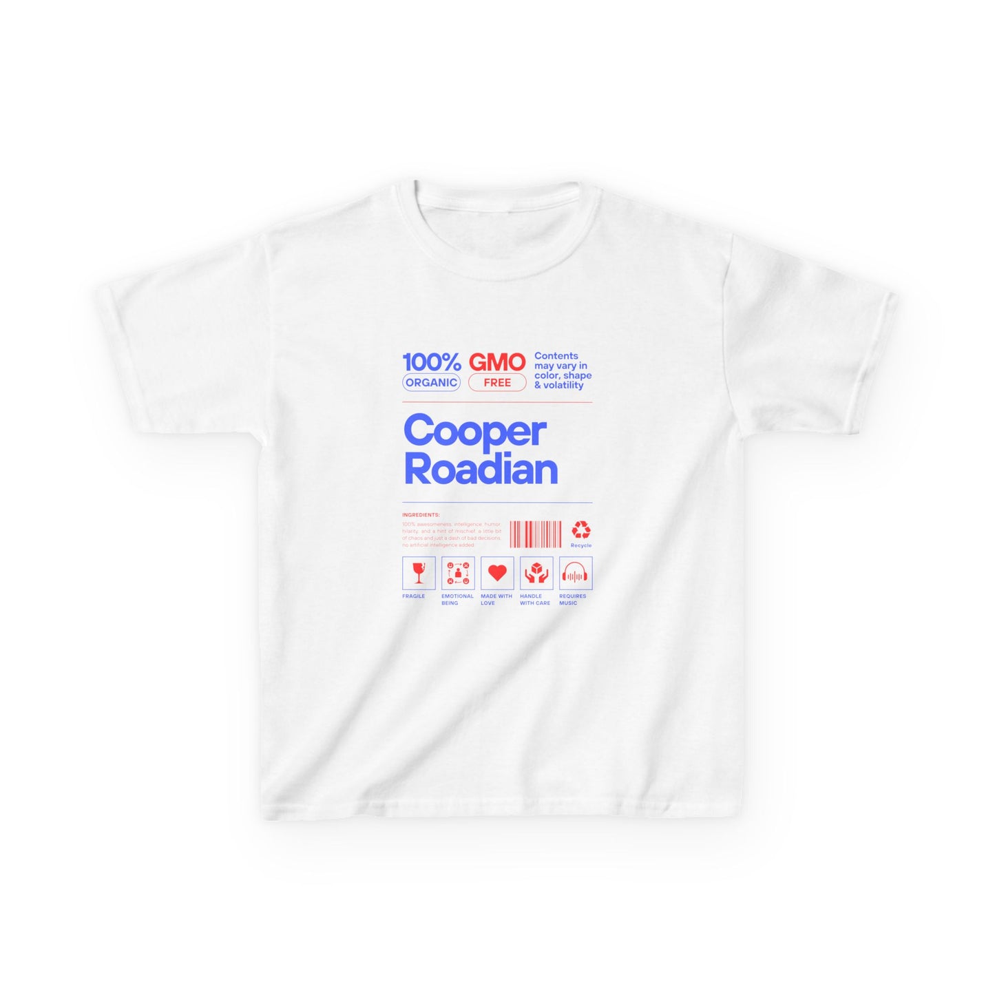 Cooper Roadian Independence Kids T-shirt