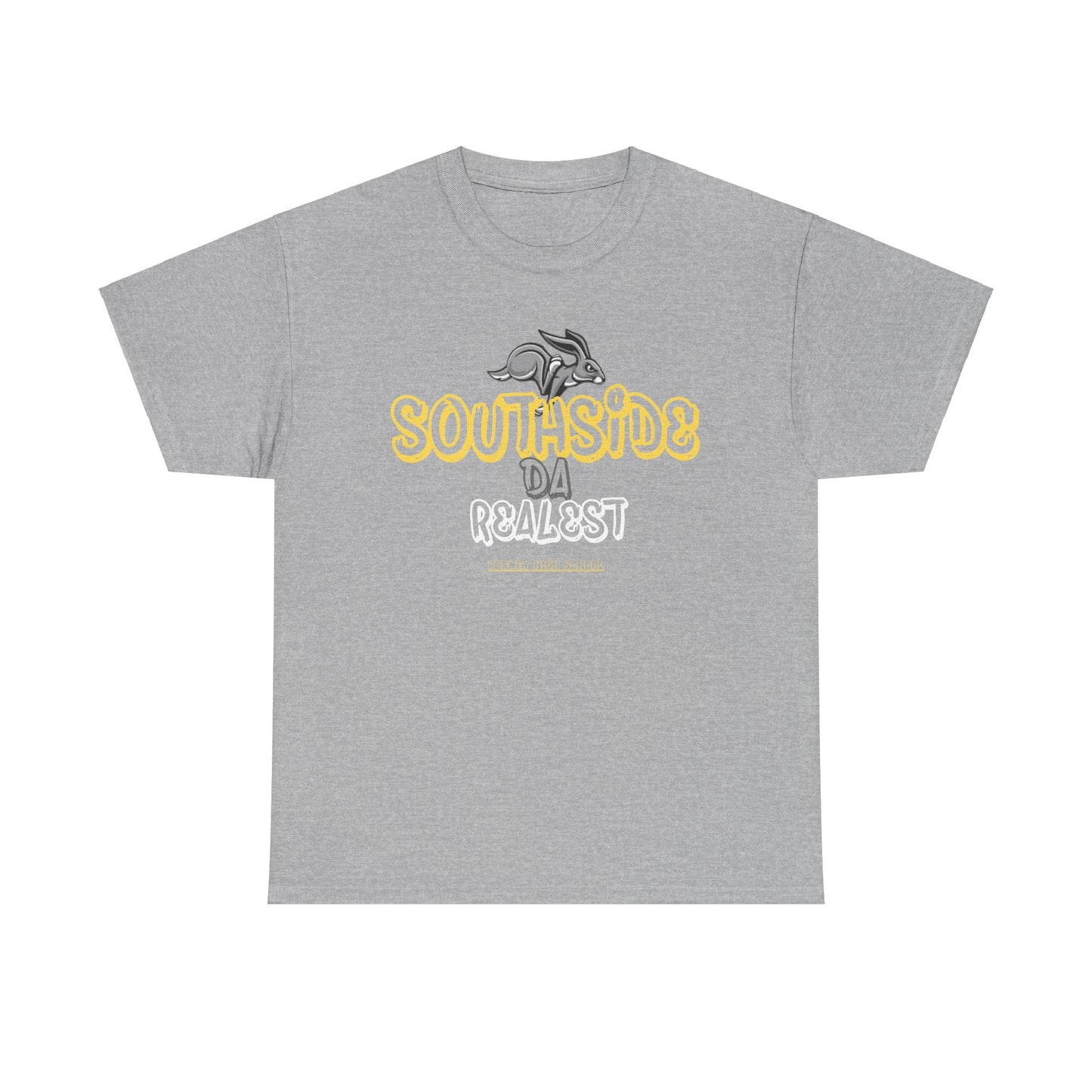 grey Southside forney high school texas spirit shirt sports da realest by hustle monster basketball jackrabbits 75126