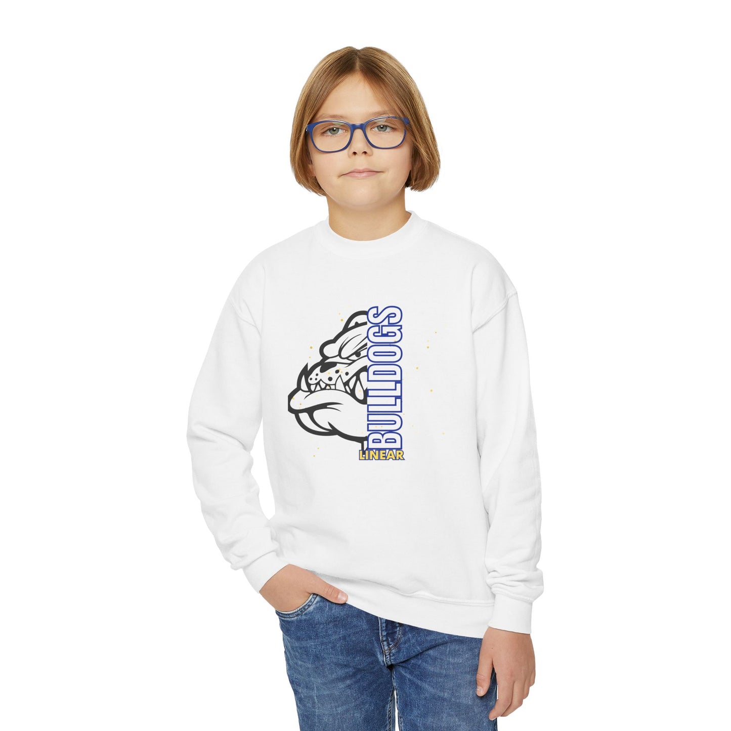 Linear Bulldogs Youth Sweatshirt