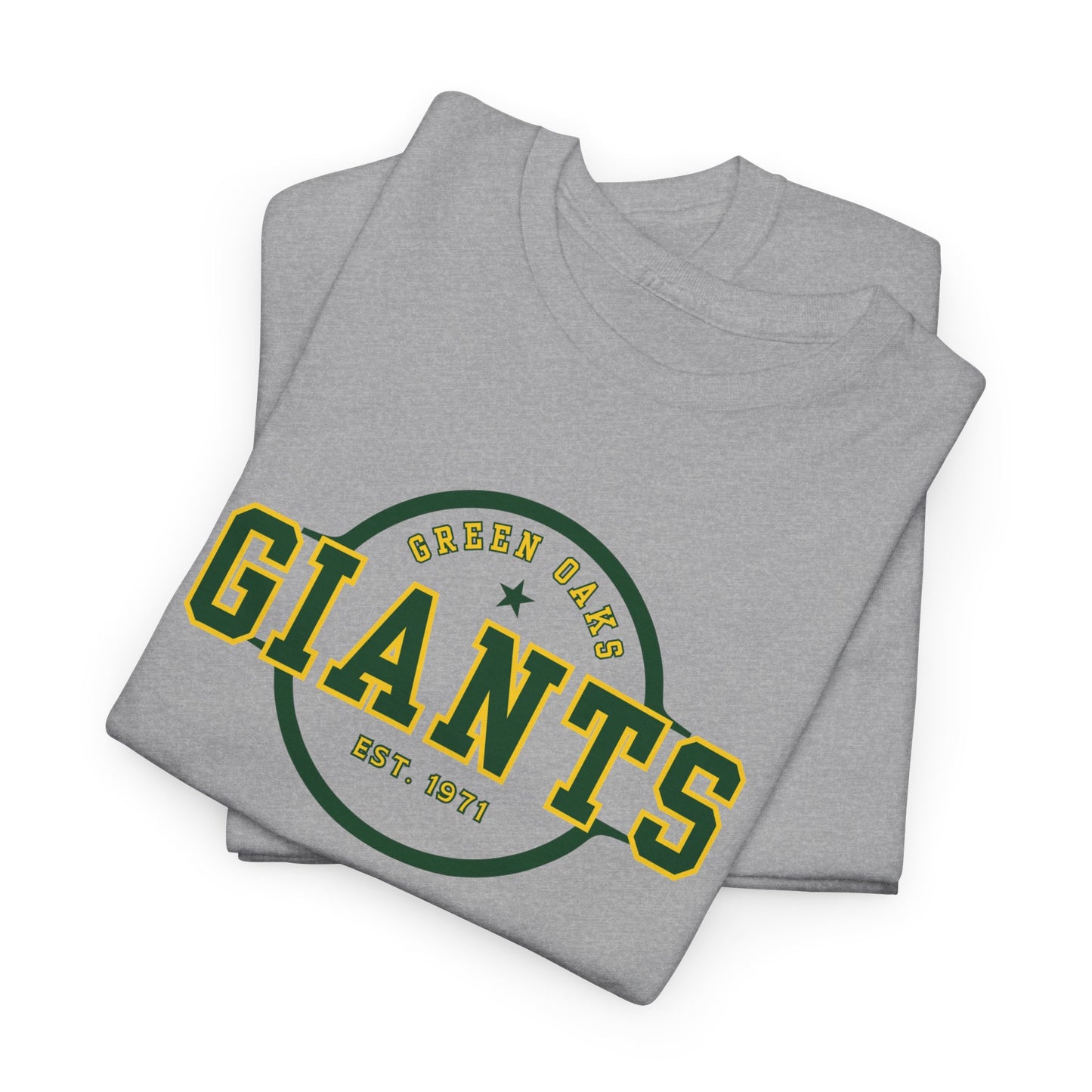 Vintage Green Oaks Giants Est 1971 Tshirt