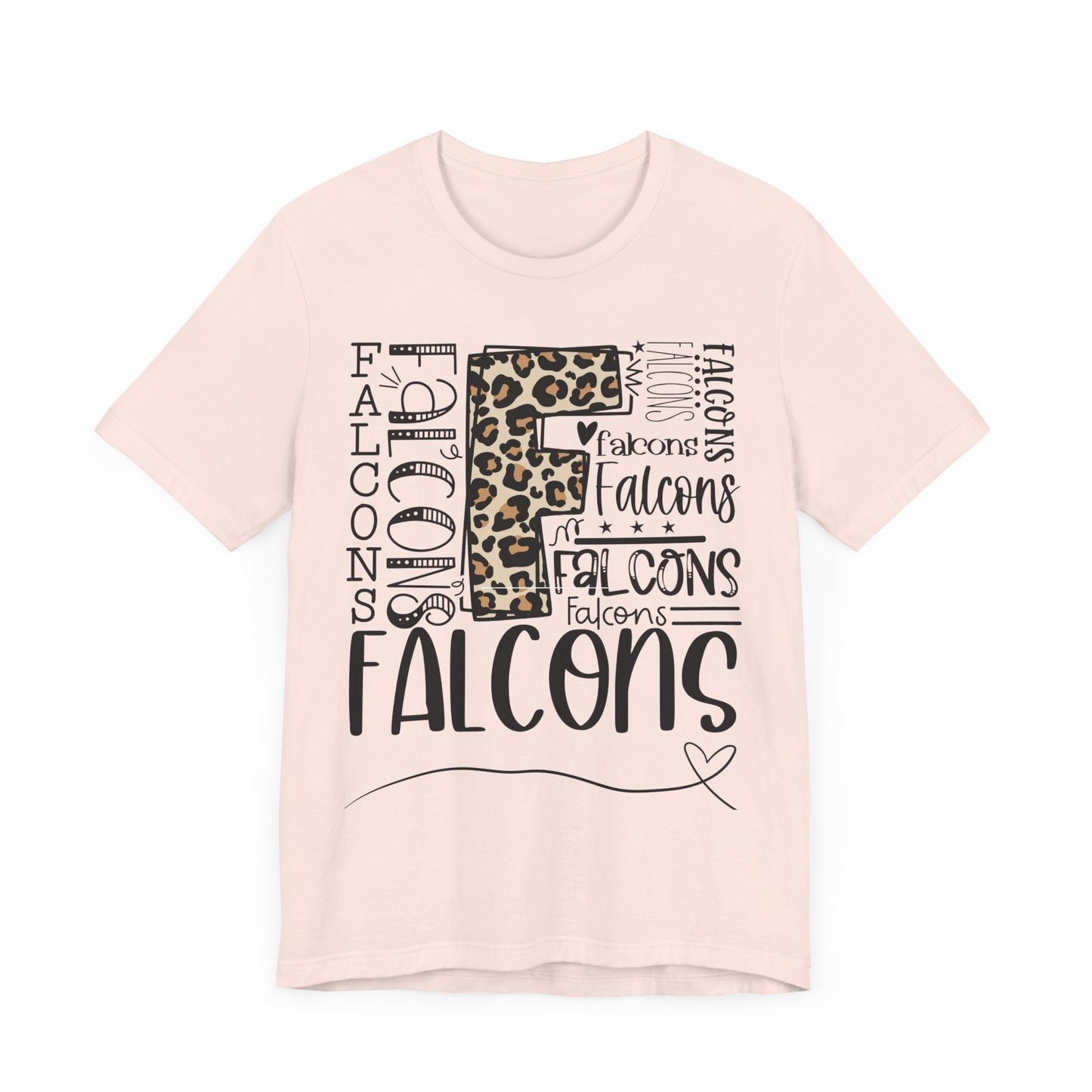 Falcons Leopard Print Short Sleeve Tee