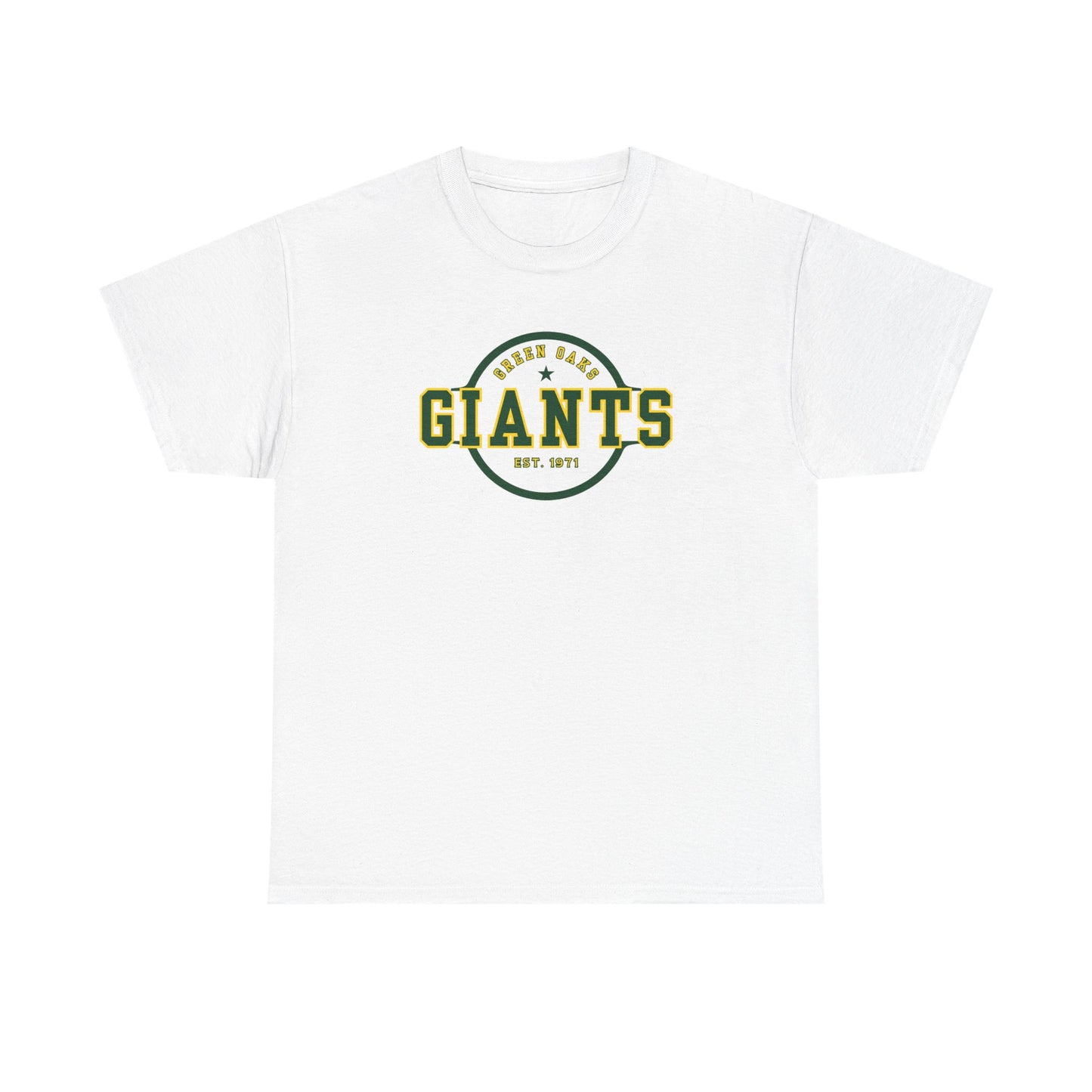 Vintage Green Oaks Giants Est 1971 Tshirt