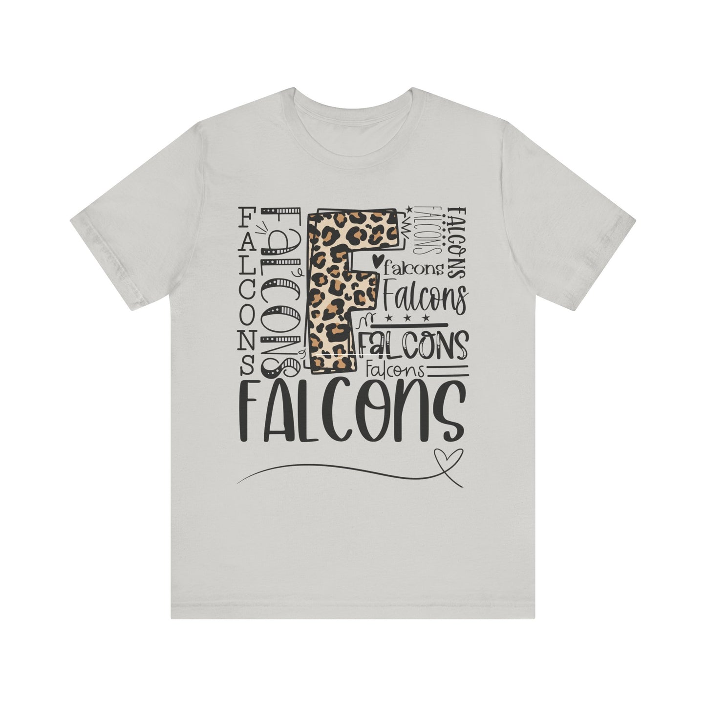 Falcons Leopard Print Short Sleeve Tee