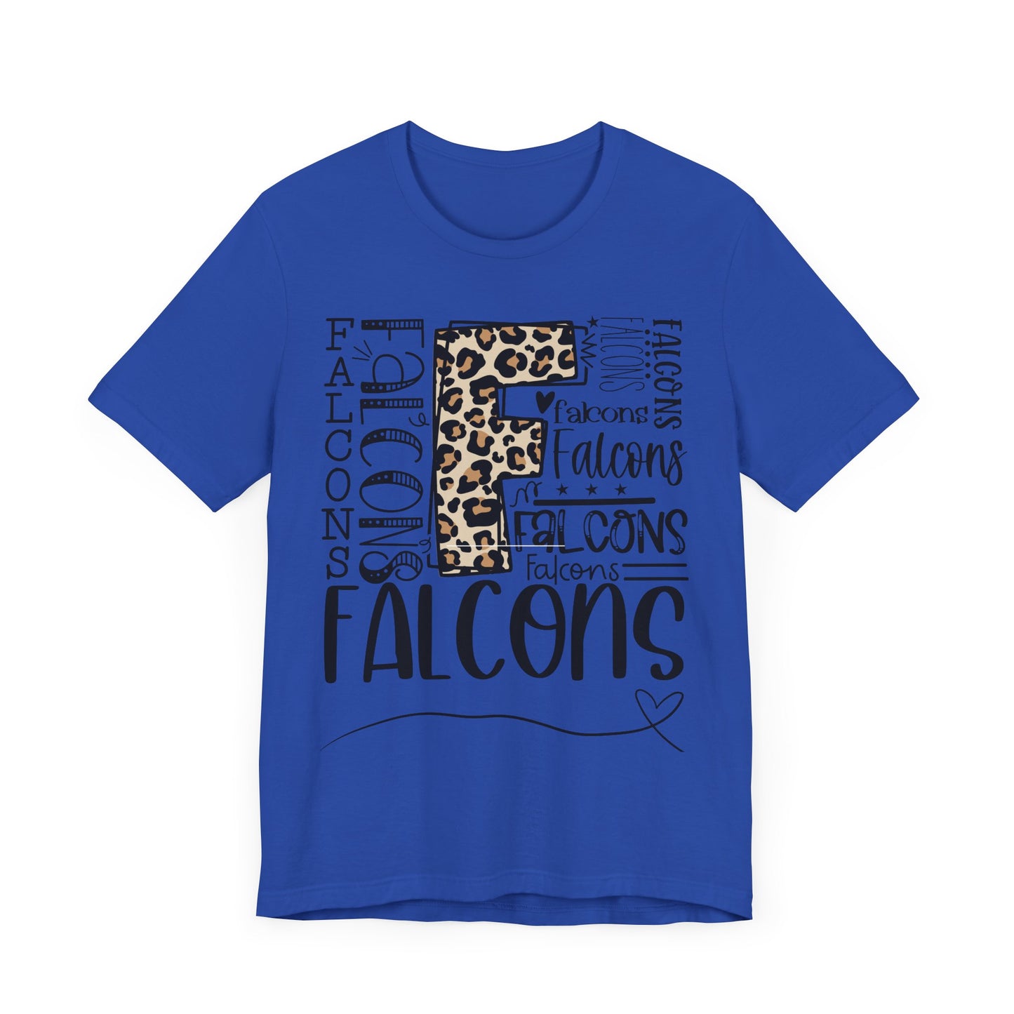 Falcons Leopard Print Short Sleeve Tee