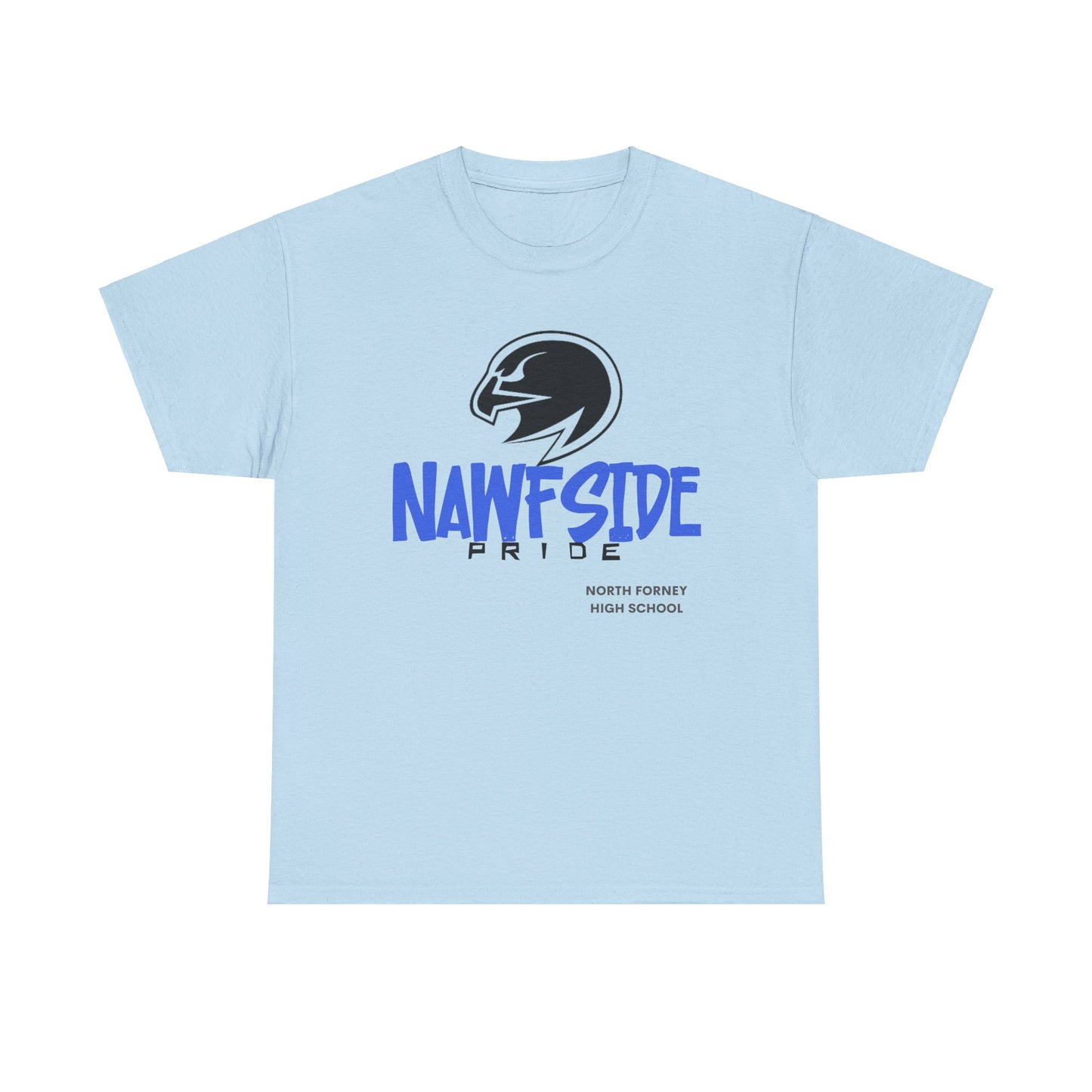 light blue north forney spirit shirt streetwear high school alternative pride sports basketball football texas