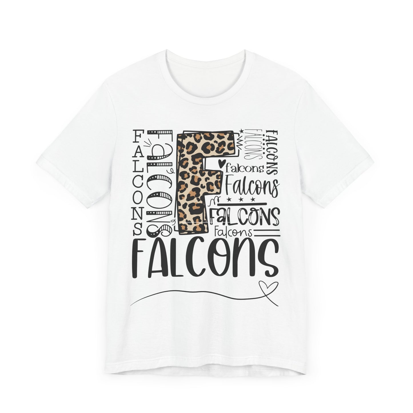 Falcons Leopard Print Short Sleeve Tee