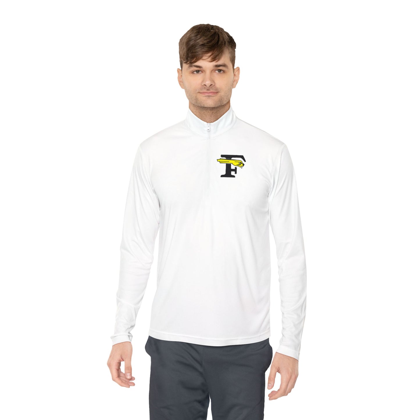 Quarter-Zip Pullover Forney High School Logo