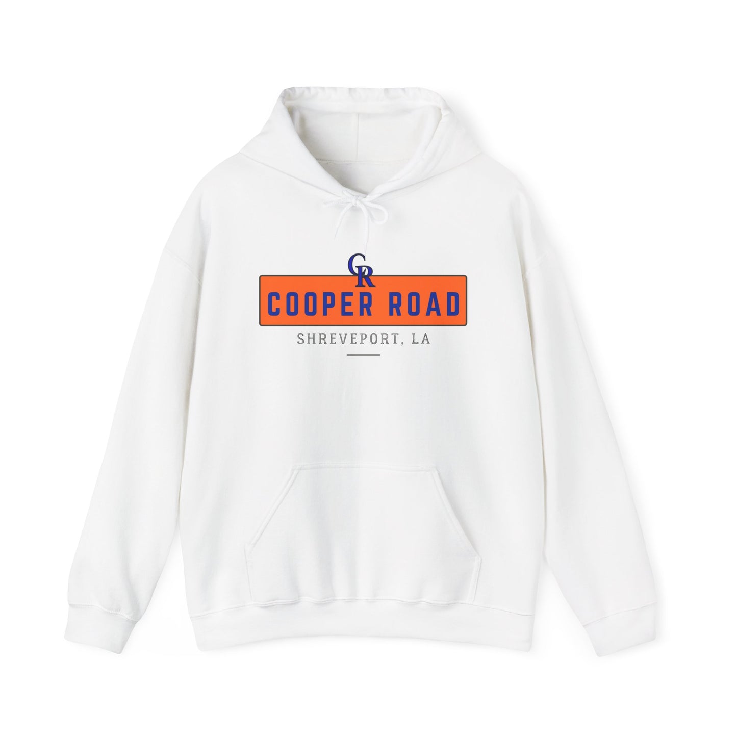 white Cooper Road hoodie Shreveport Orange Hoover Hoova 52 Crip Love Unity Blue Hustle 318