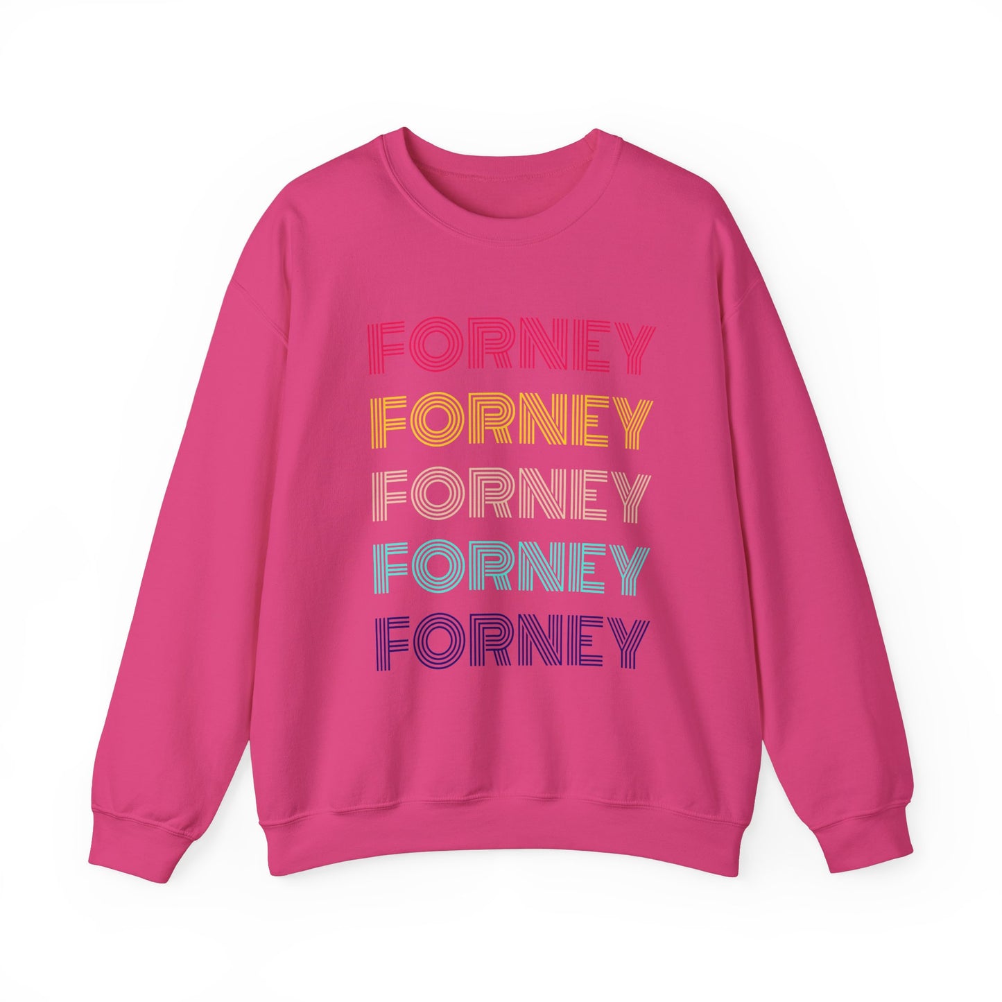 pink forney sweatshirt retro vibes texas local pride unity connected love black owned merch