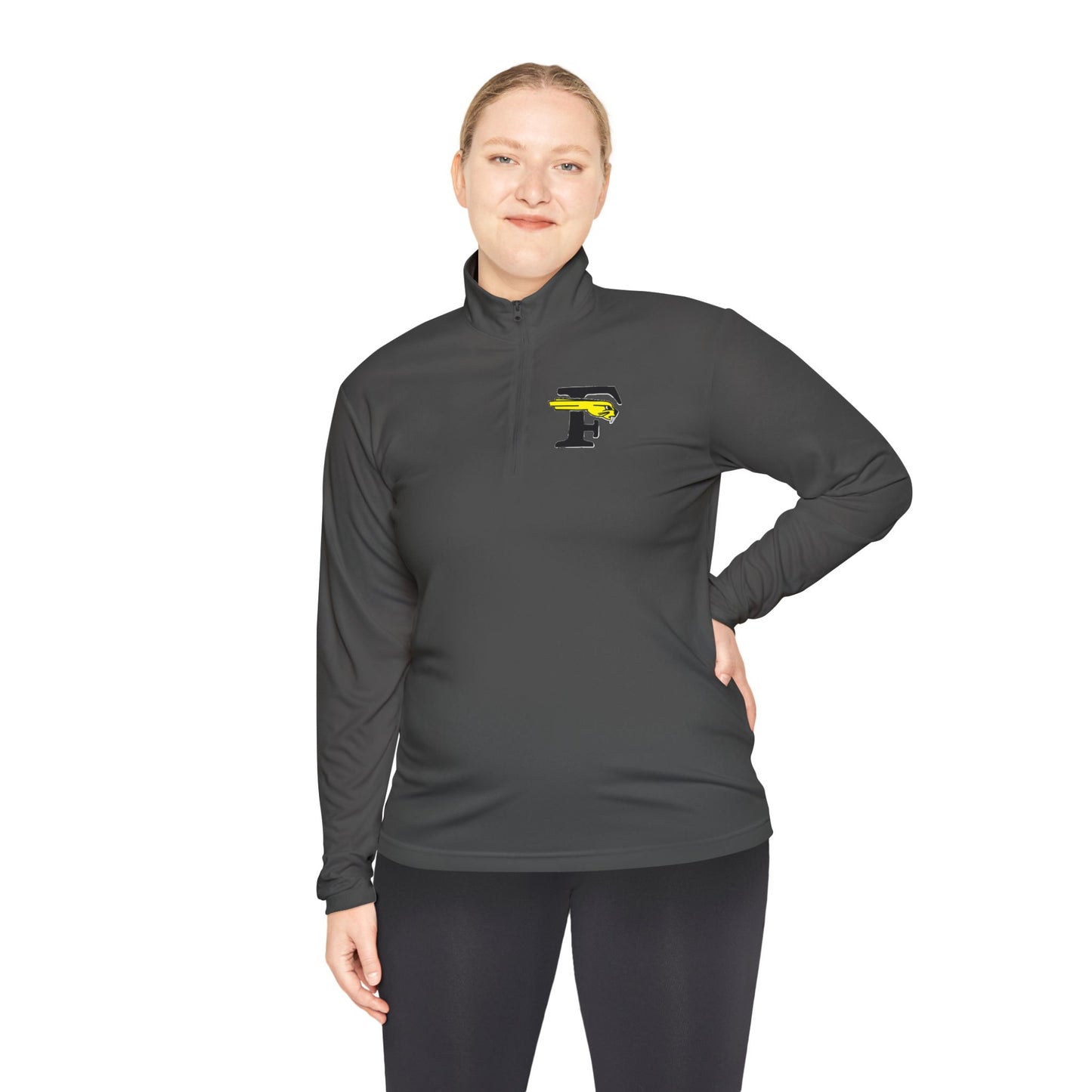 Quarter-Zip Pullover Forney High School Logo