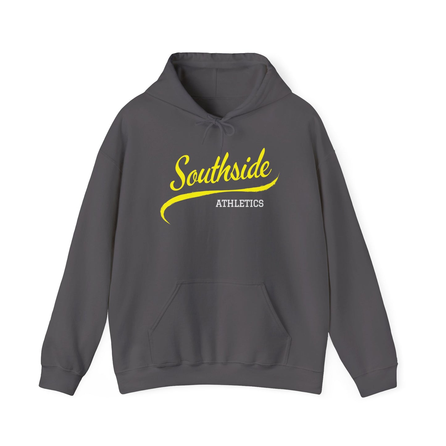 grey and gold Southside Athletics Hoodie for Forney High School streetwear uniform policy heartland talty