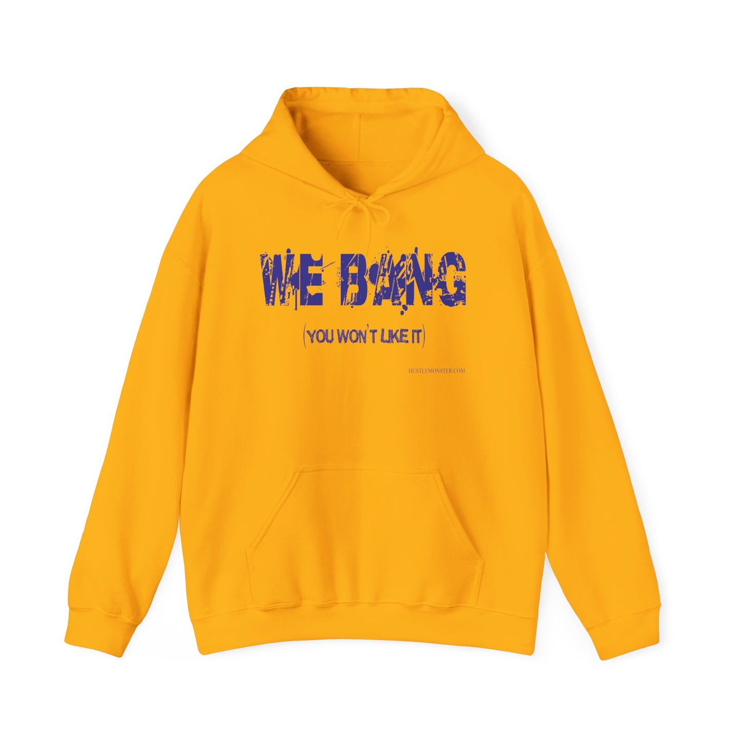 Blue Logo We Bang Hoodie