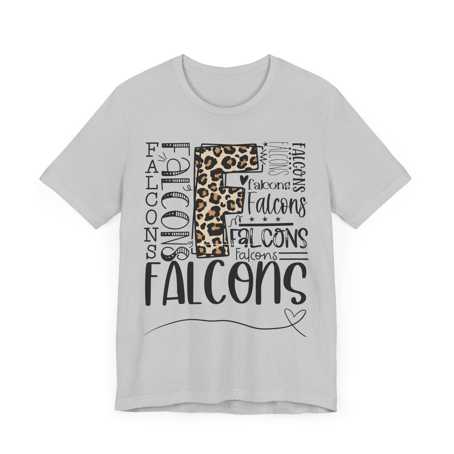 Falcons Leopard Print Short Sleeve Tee
