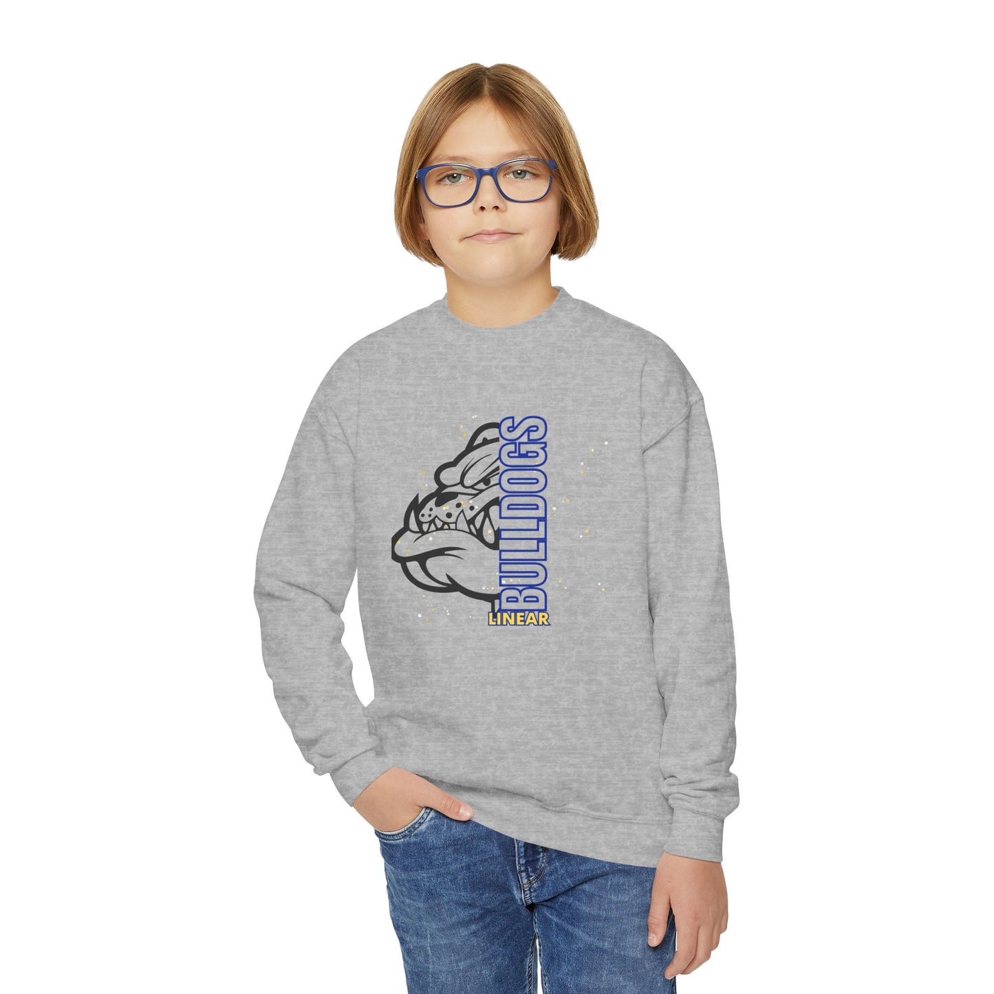 Linear Bulldogs Youth Sweatshirt
