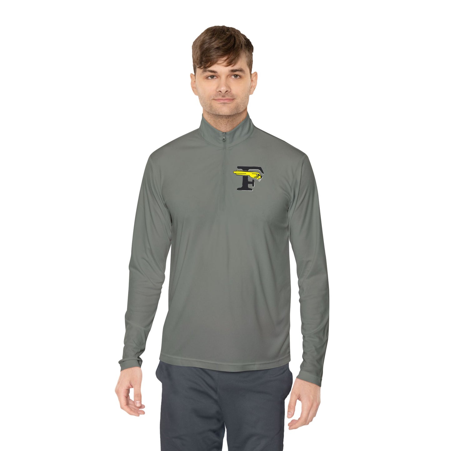 Quarter-Zip Pullover Forney High School Logo