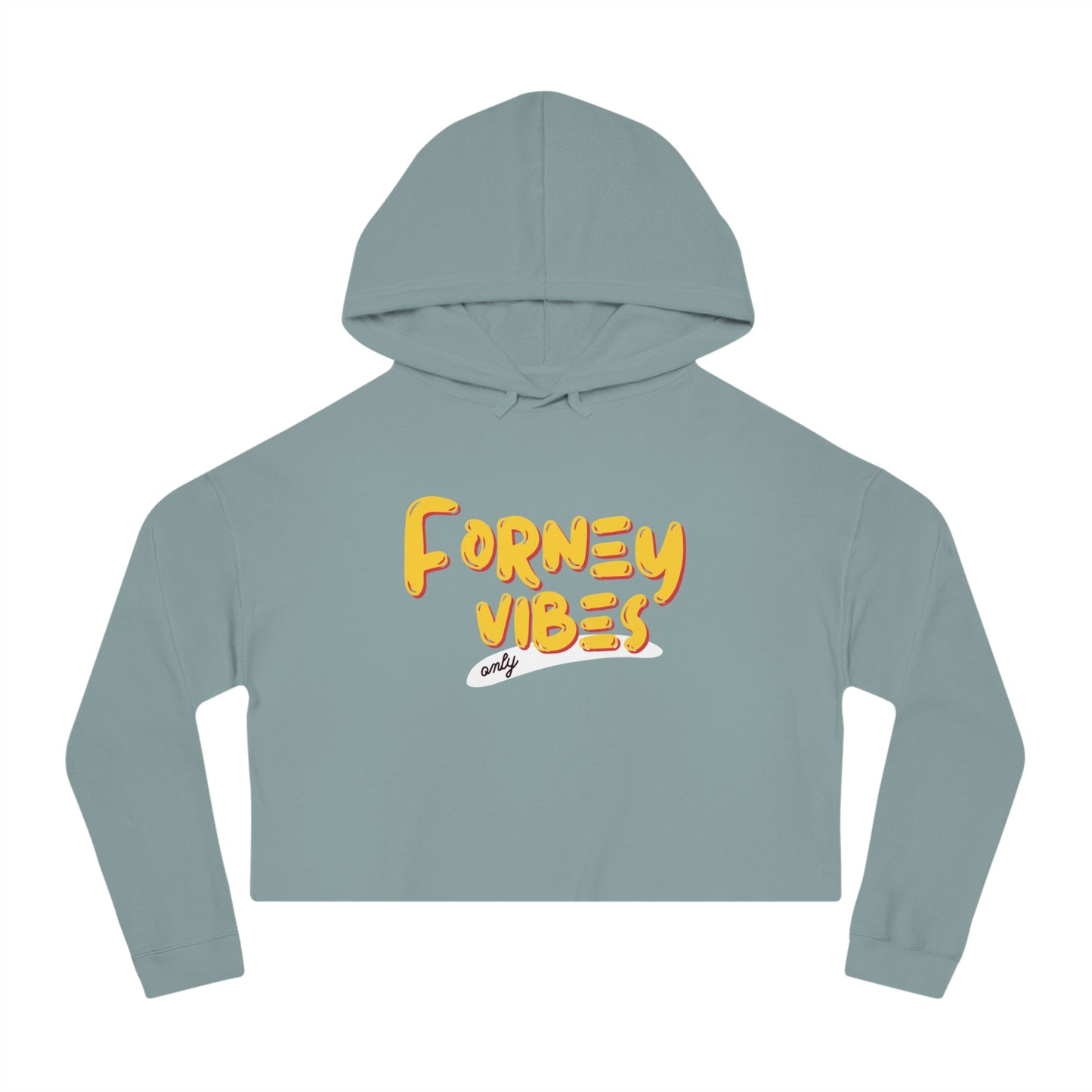 Forney Vibes Only Women's Cropped Hooded Sweatshirt