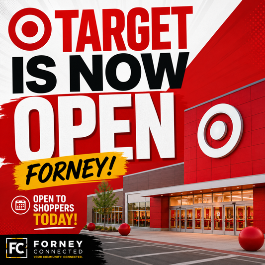 Forney Target Is Now Open: Hours, Address, Services & Grand Opening Details