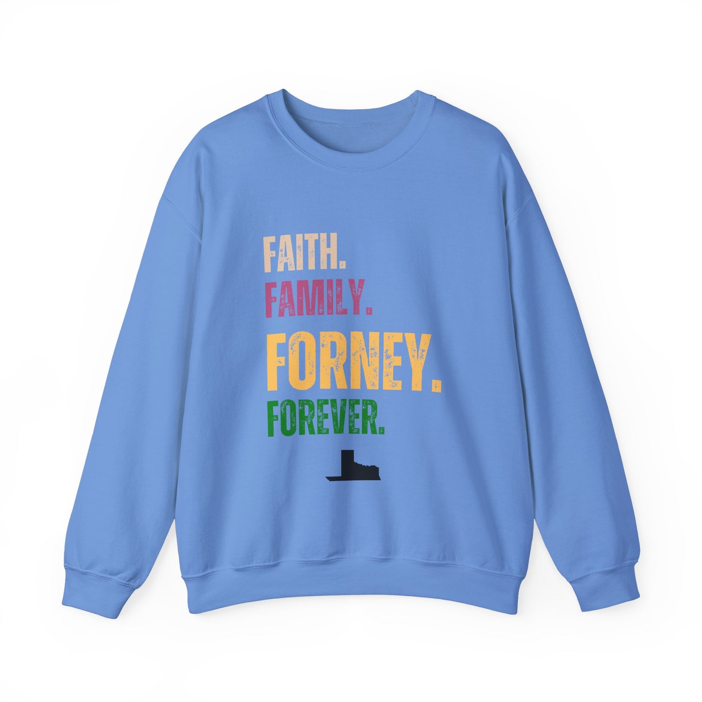 carolina blue faith family forney forever texas god christ church spiritual religion unity love inspiration shirt