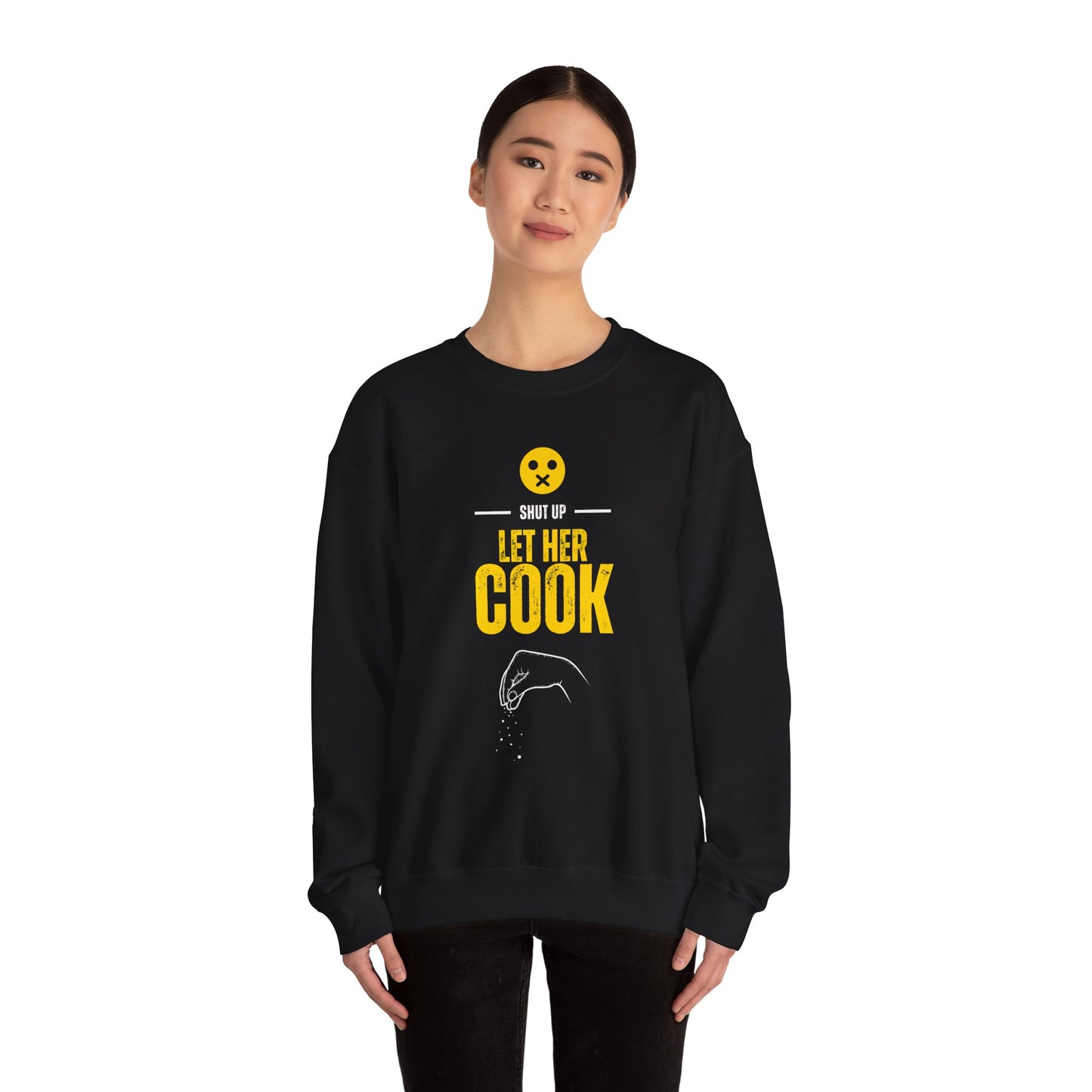 Let Her Cook Crewneck Sweatshirt