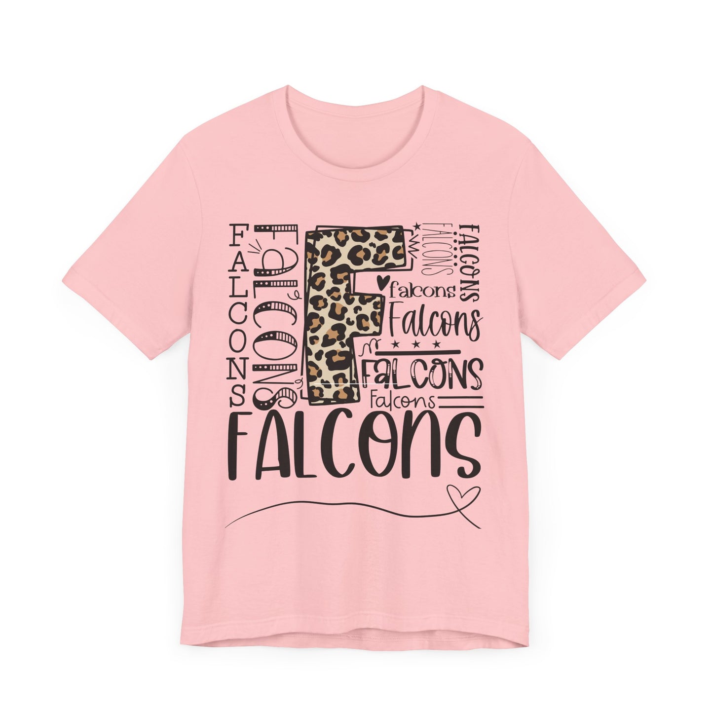 Falcons Leopard Print Short Sleeve Tee
