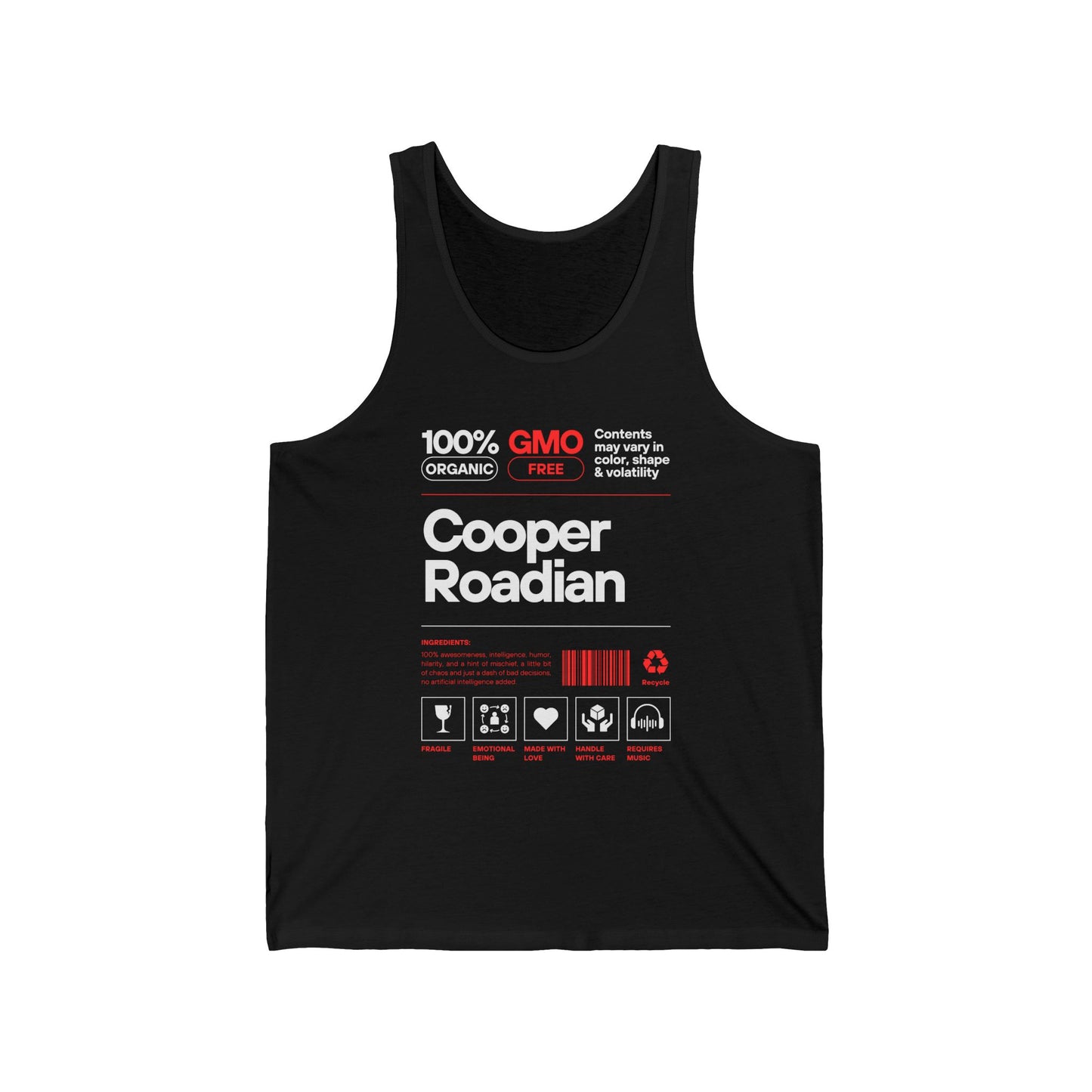 Cooper Roadian label Tank top