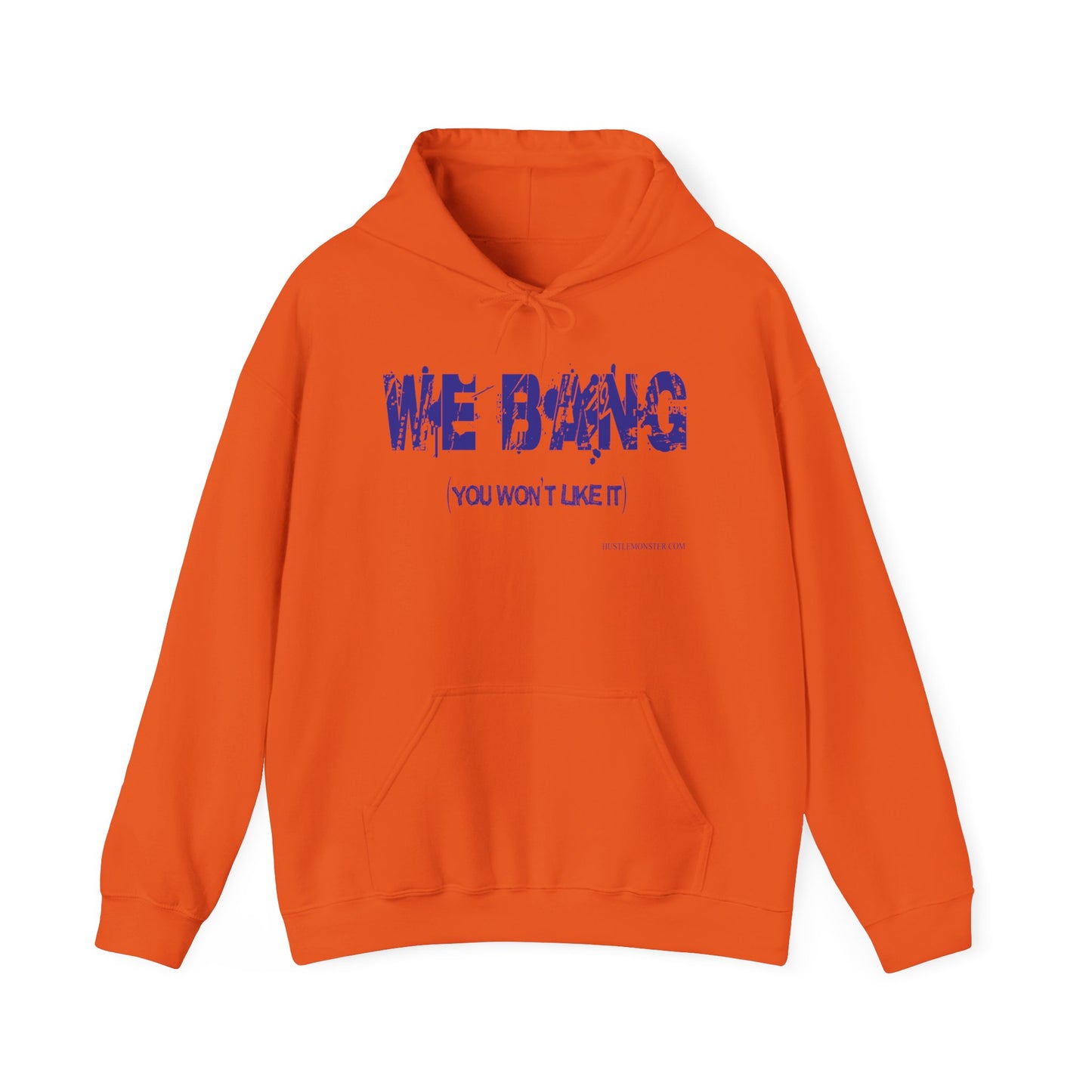 Blue Logo We Bang Hoodie