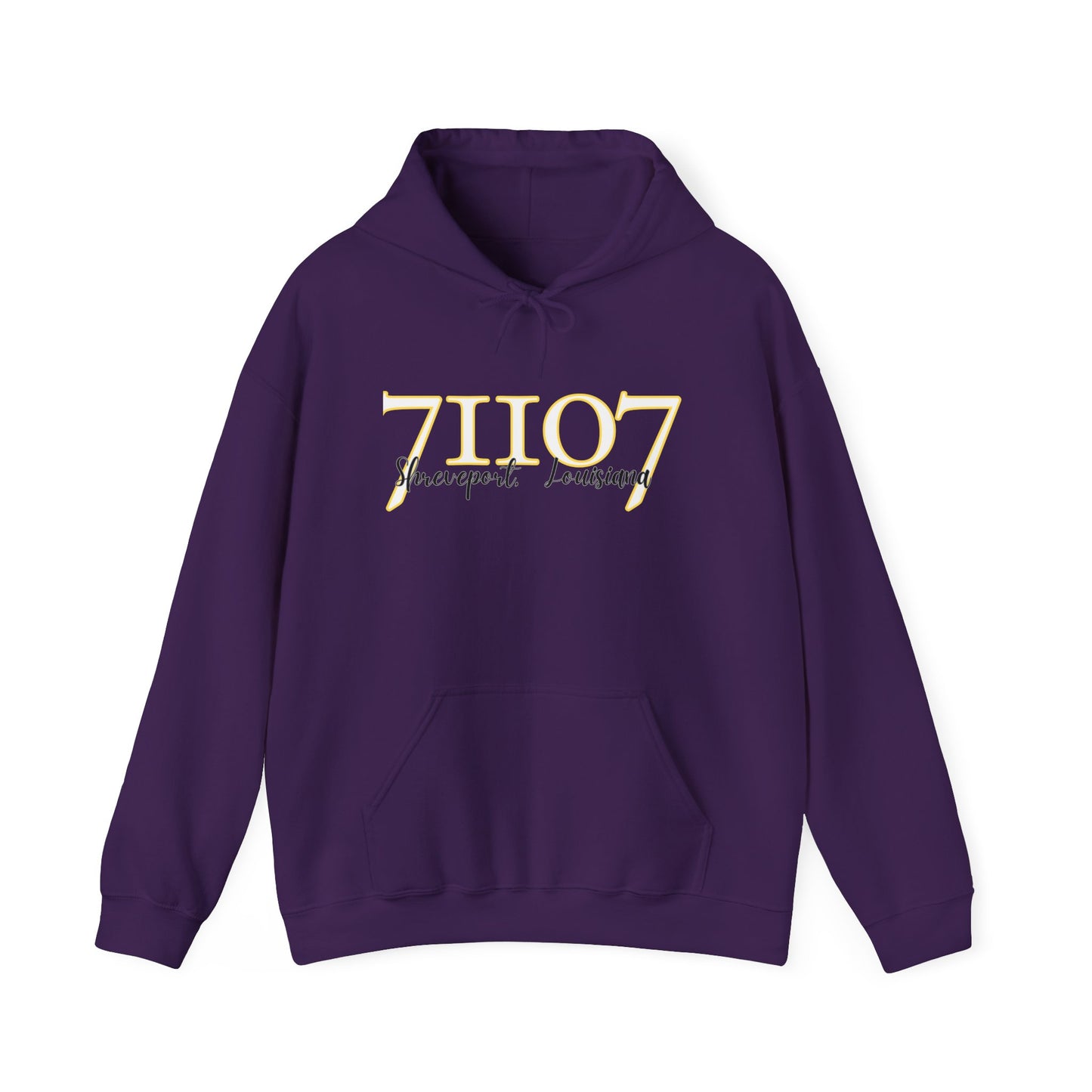 Purple gold 71107 Shreveport zip code hoodie Lakers fan Byrd high school Cooper Road 