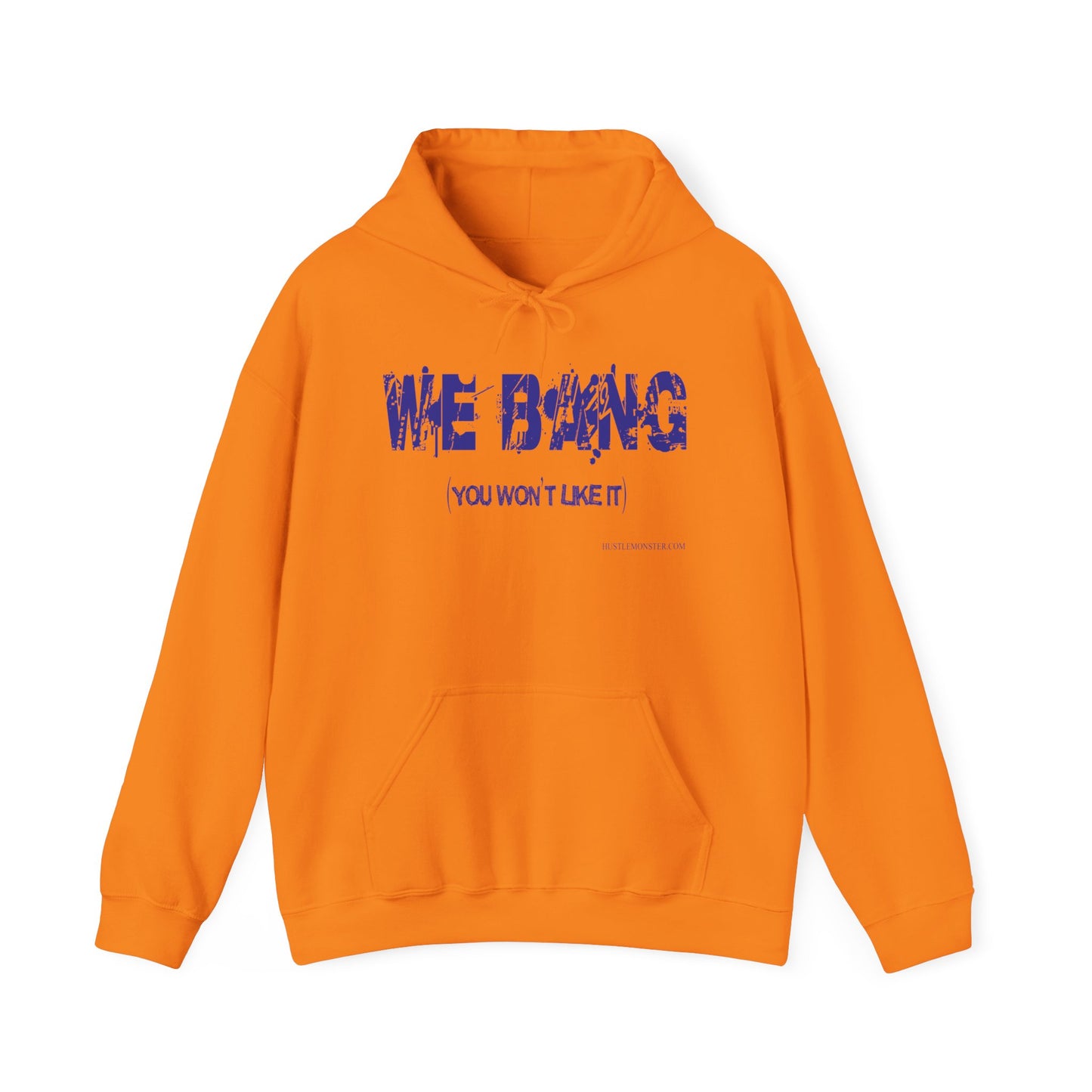 Blue Logo We Bang Hoodie