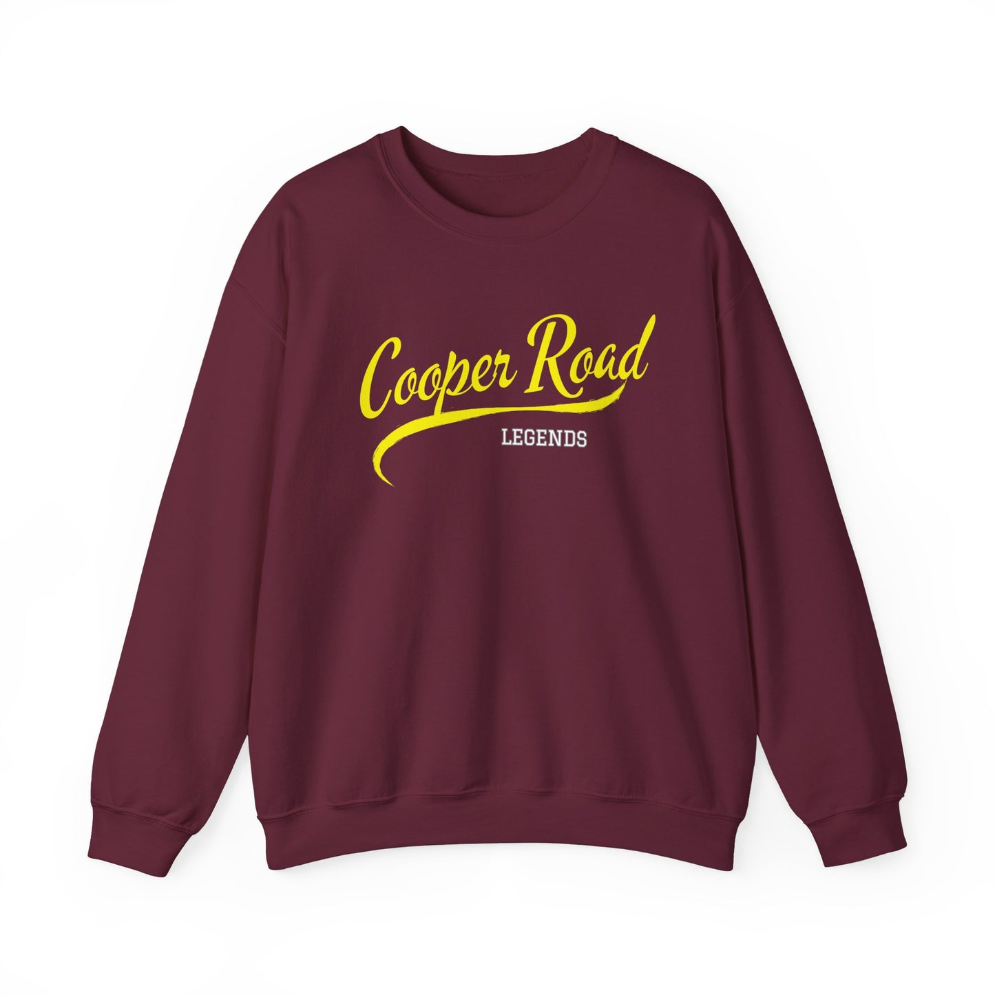 maroon and Gold Cooper Road Legends sweatshirt Shreveport Neighborhood We Bang Louisiana Crip unity history