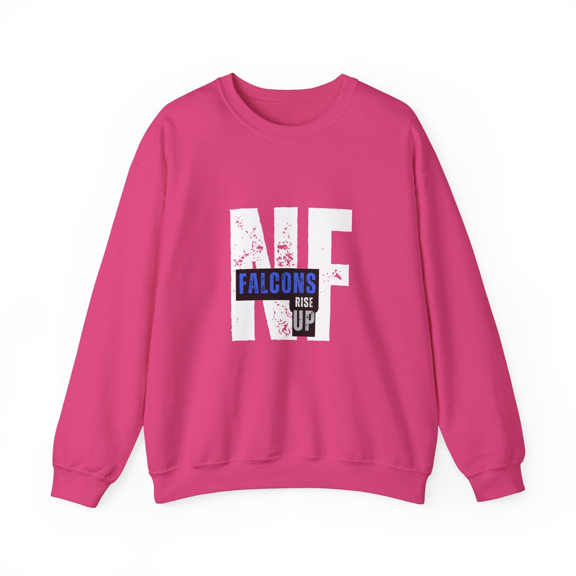 pink north forney falcons rise up northside apparel custom by hustle monster fan school dress code policy sweater 