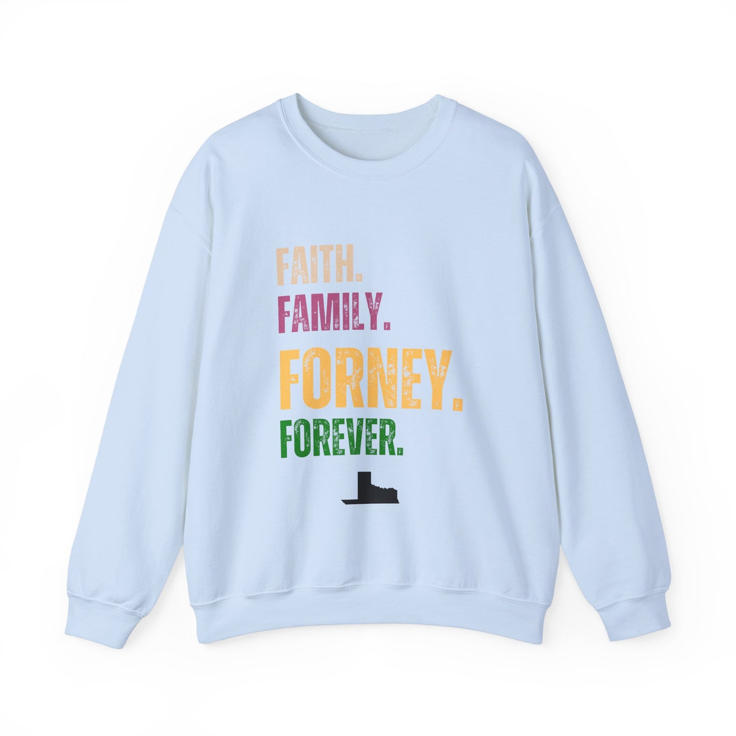 white faith family forney forever texas god christ church spiritual religion unity love inspiration shirt