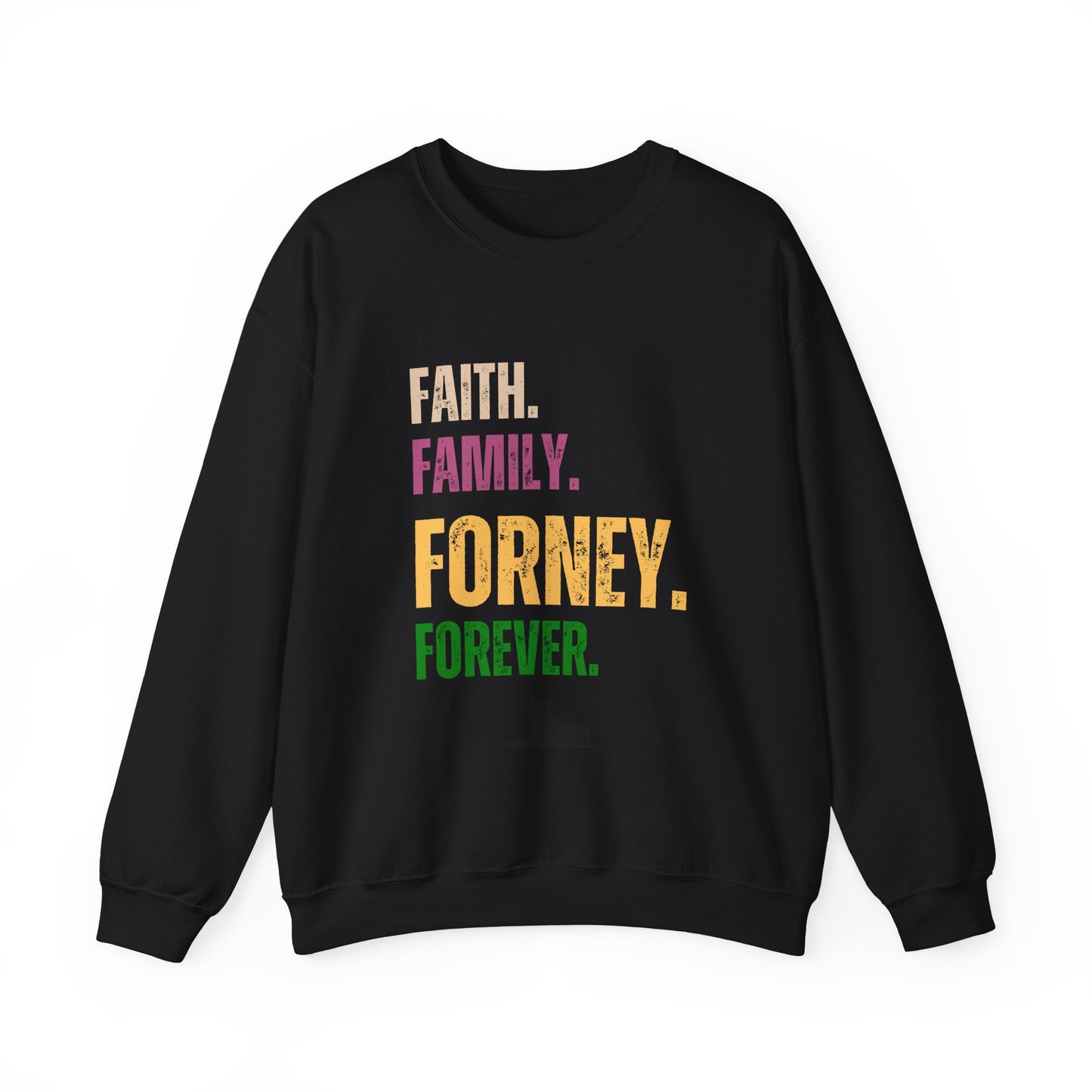 black faith family forney forever texas god christ church spiritual religion unity love inspiration shirt