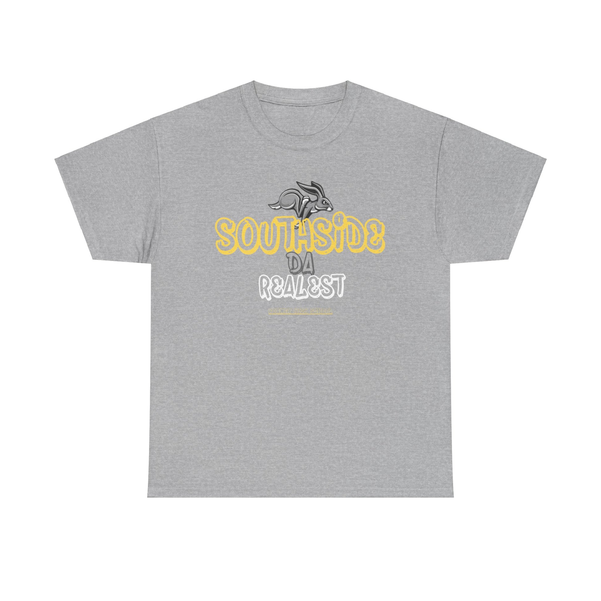  grey Southside forney high school texas spirit shirt sports da realest by hustle monster basketball jackrabbits 75126