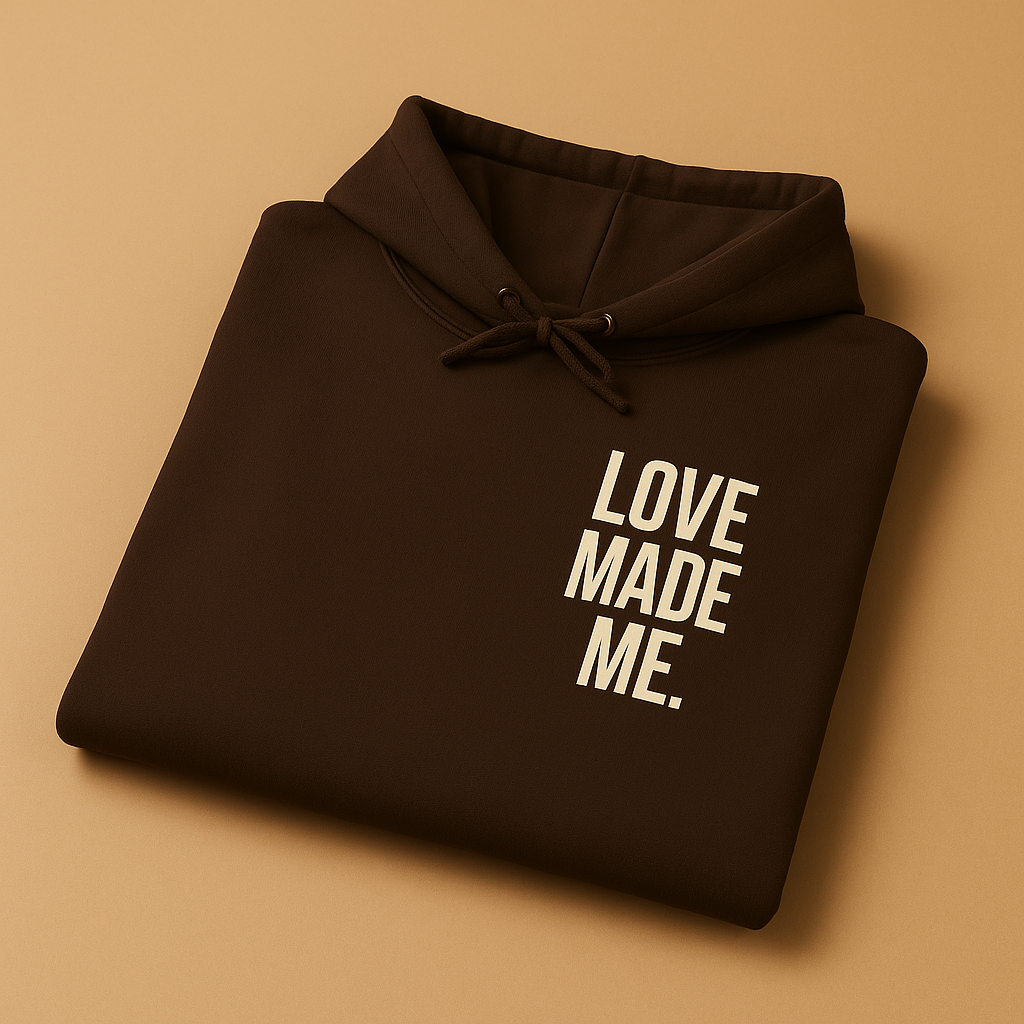 Love Made Me / Shreveport Raised Me — Espresso Hoodie (Ratchet City Edition)