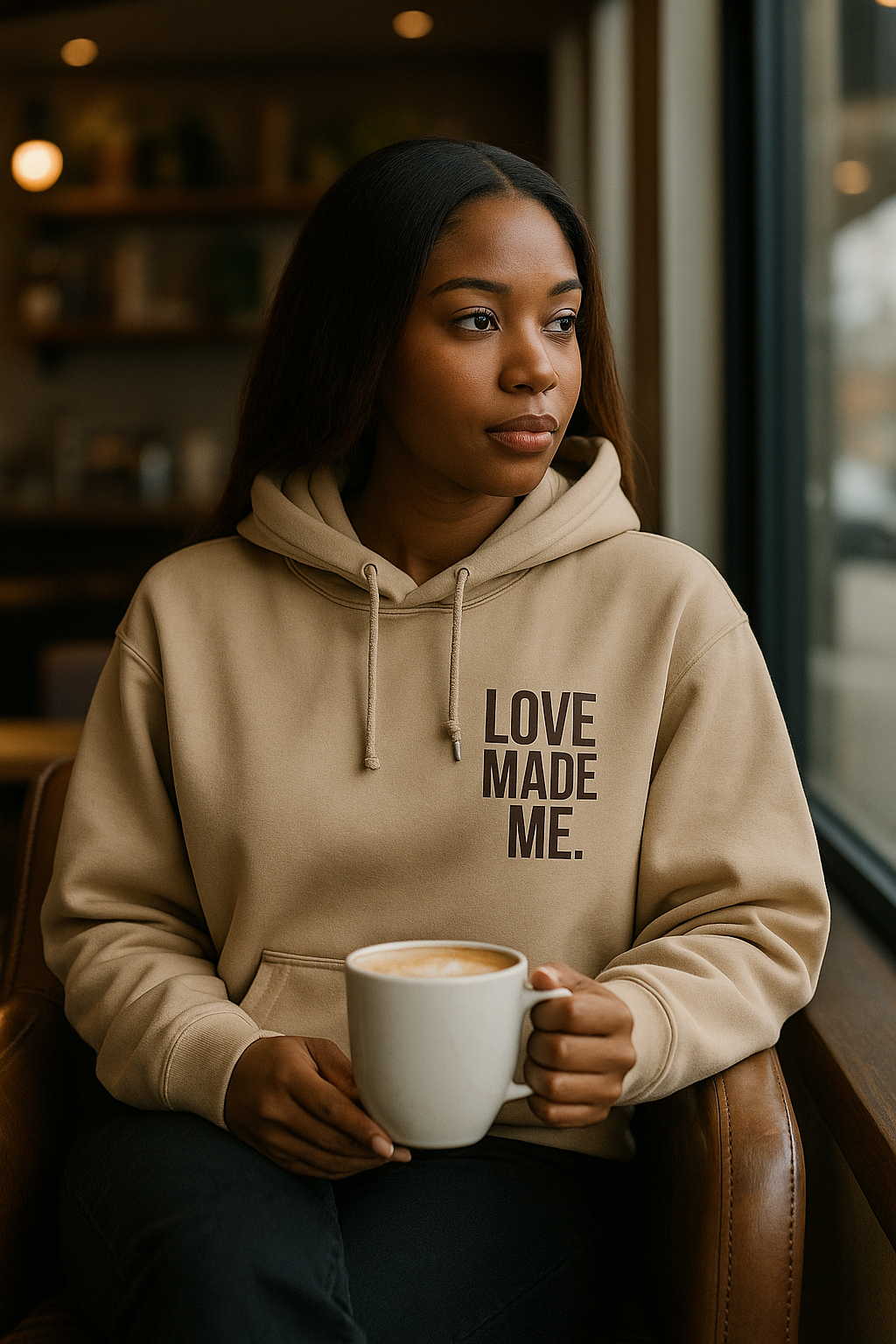 Love Made Me / Shreveport Raised Me — Espresso Hoodie (Ratchet City Edition)
